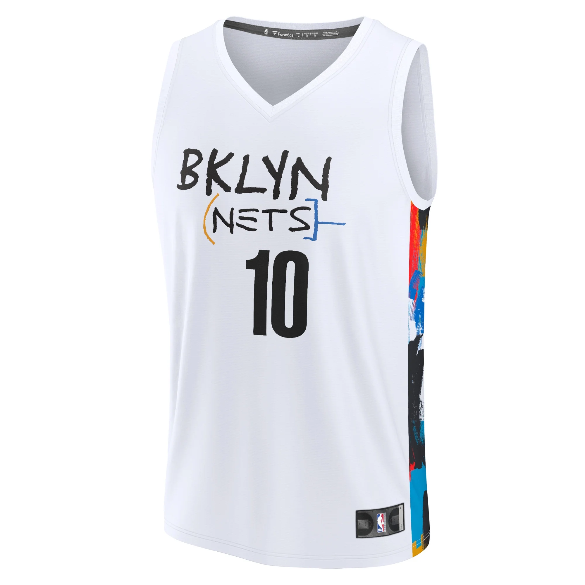 Men's Fanatics Branded Ben Simmons White Brooklyn Nets 2022/23 Fastbreak Jersey - City Edition