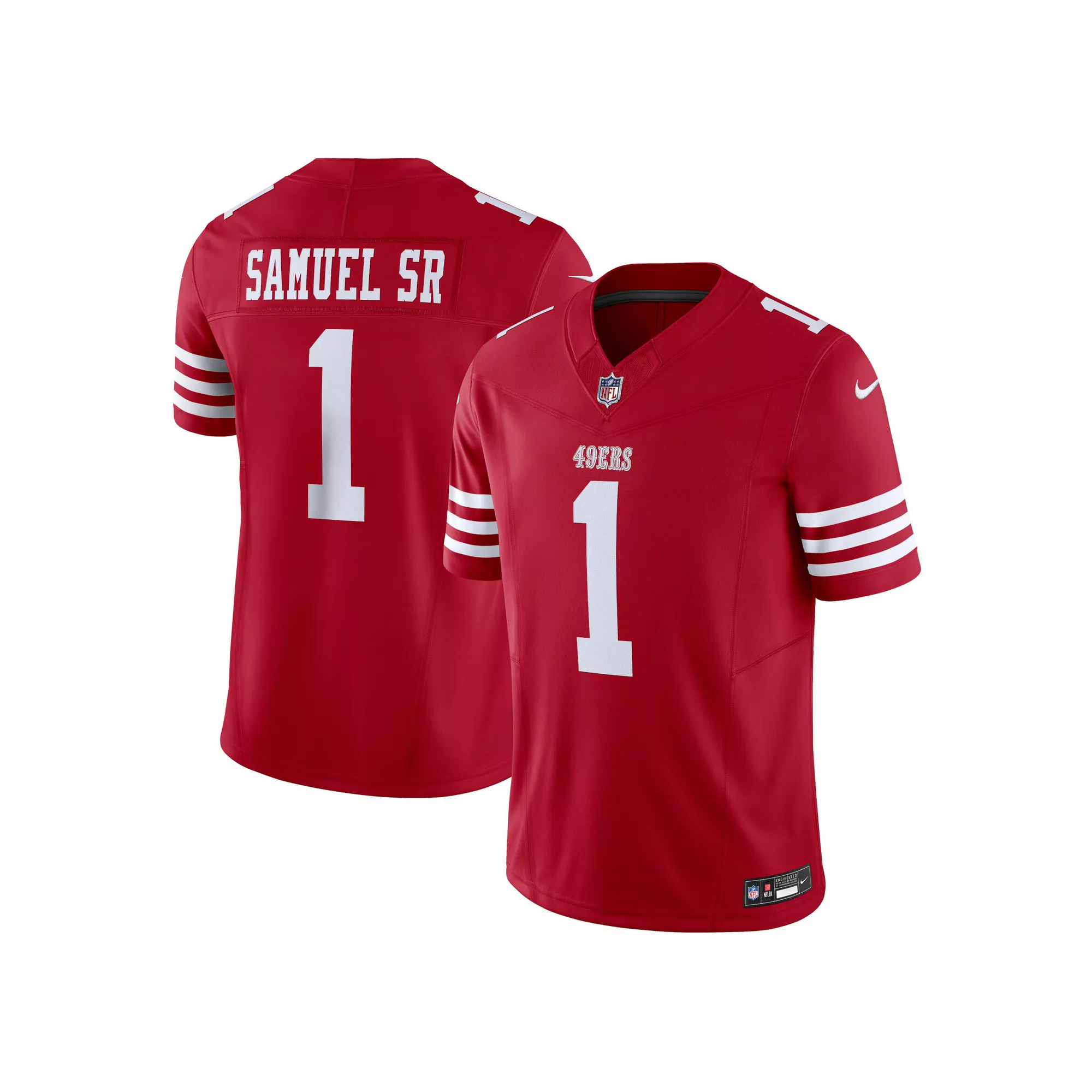 Men's Nike Deebo Samuel Sr Scarlet San Francisco 49ers Vapor F.U.S.E. Limited Jersey