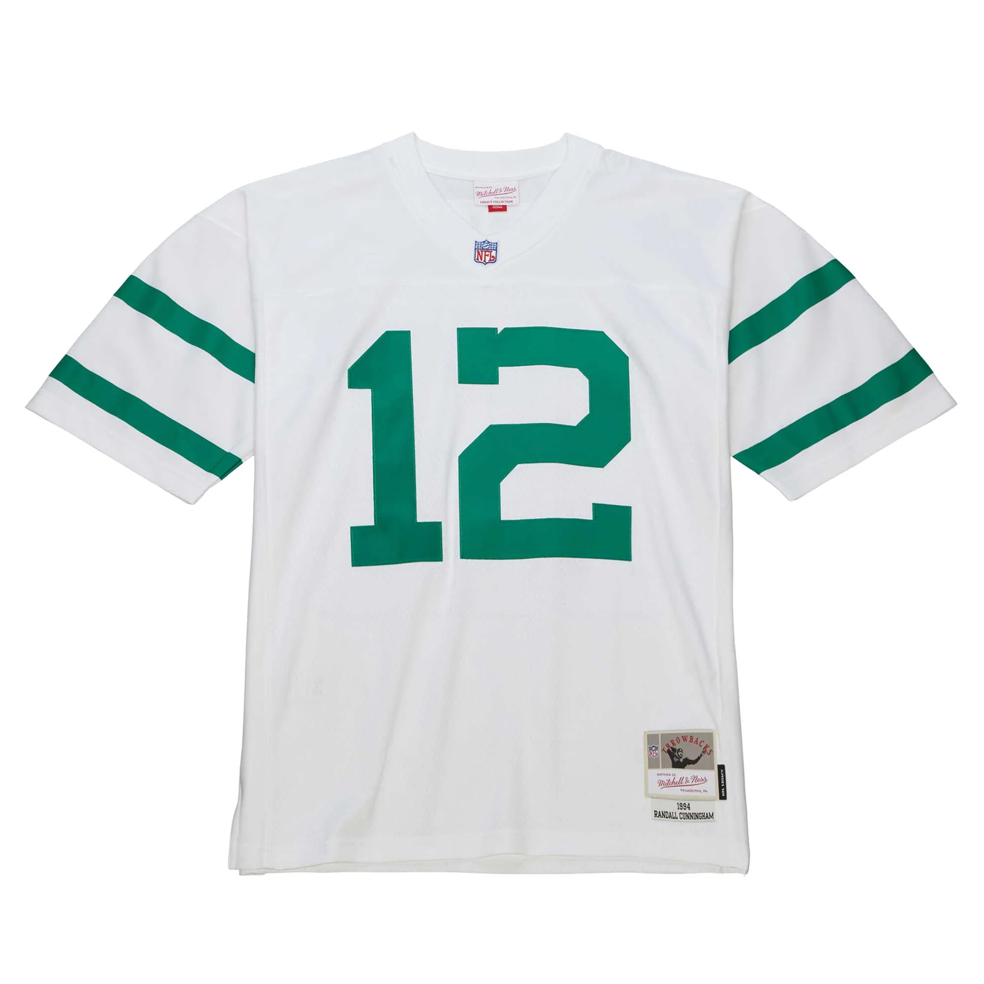 Men's Mitchell & Ness Randall Cunningham White Philadelphia Eagles Legacy Replica Jersey