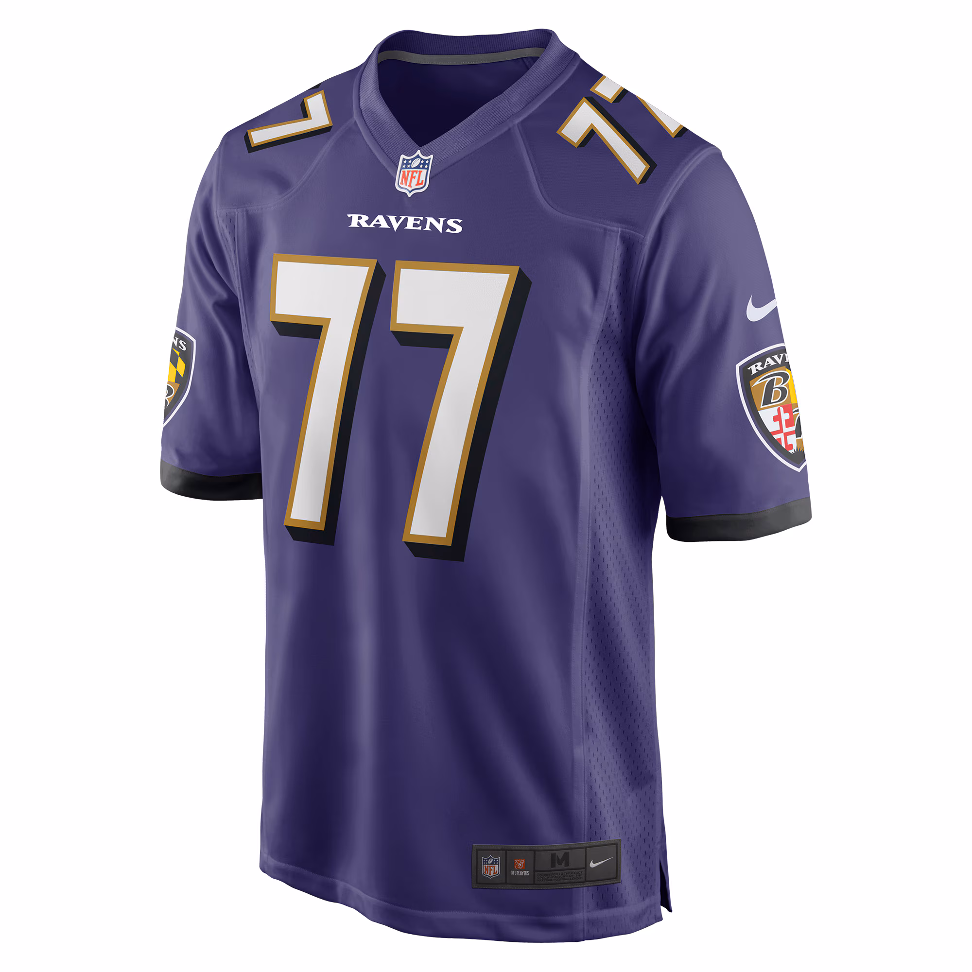 Daniel Faalele Baltimore Ravens Nike Player Game Jersey - Purple