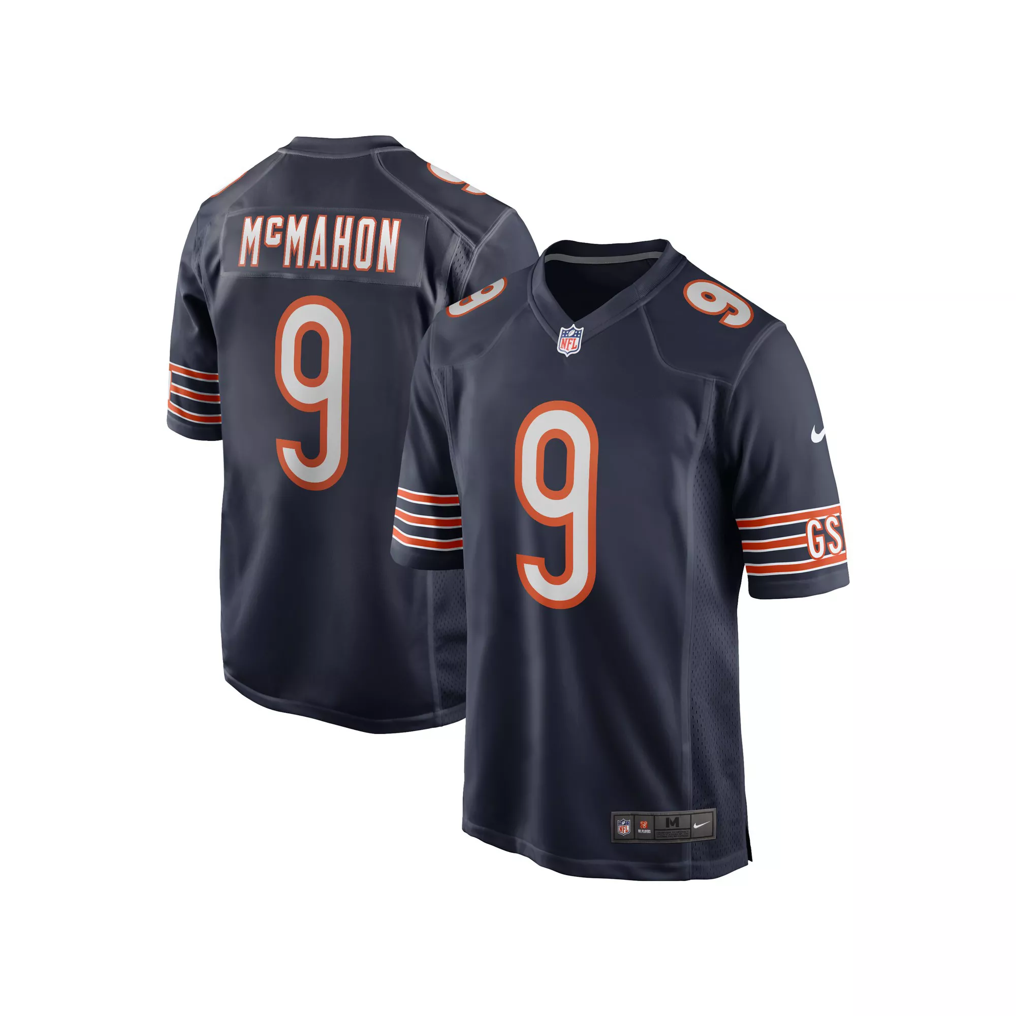 Men's Nike Jim McMahon Navy Chicago Bears Game Retired Player Jersey