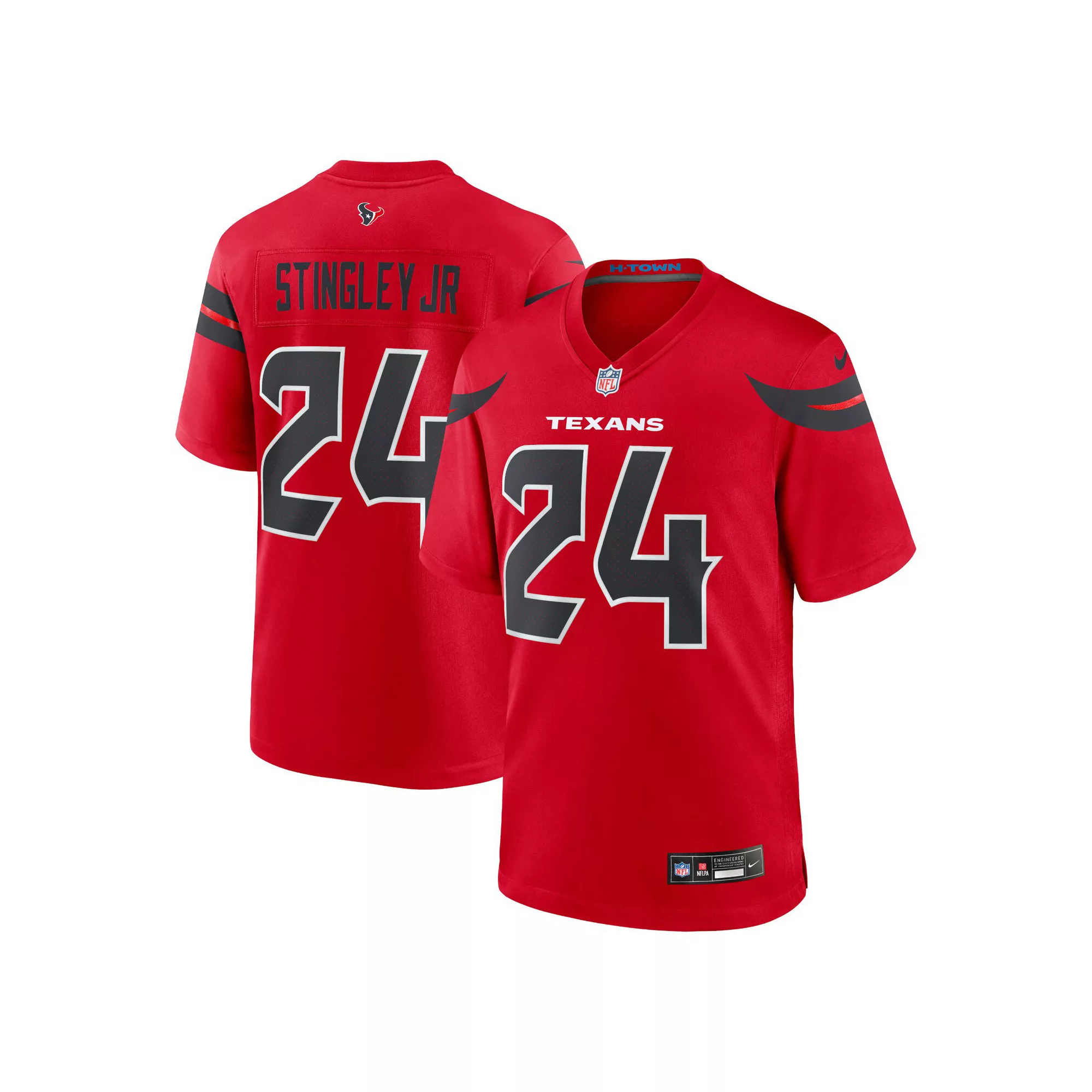 Men's Nike Derek Stingley Jr. Red Houston Texans Alternate Game Jersey