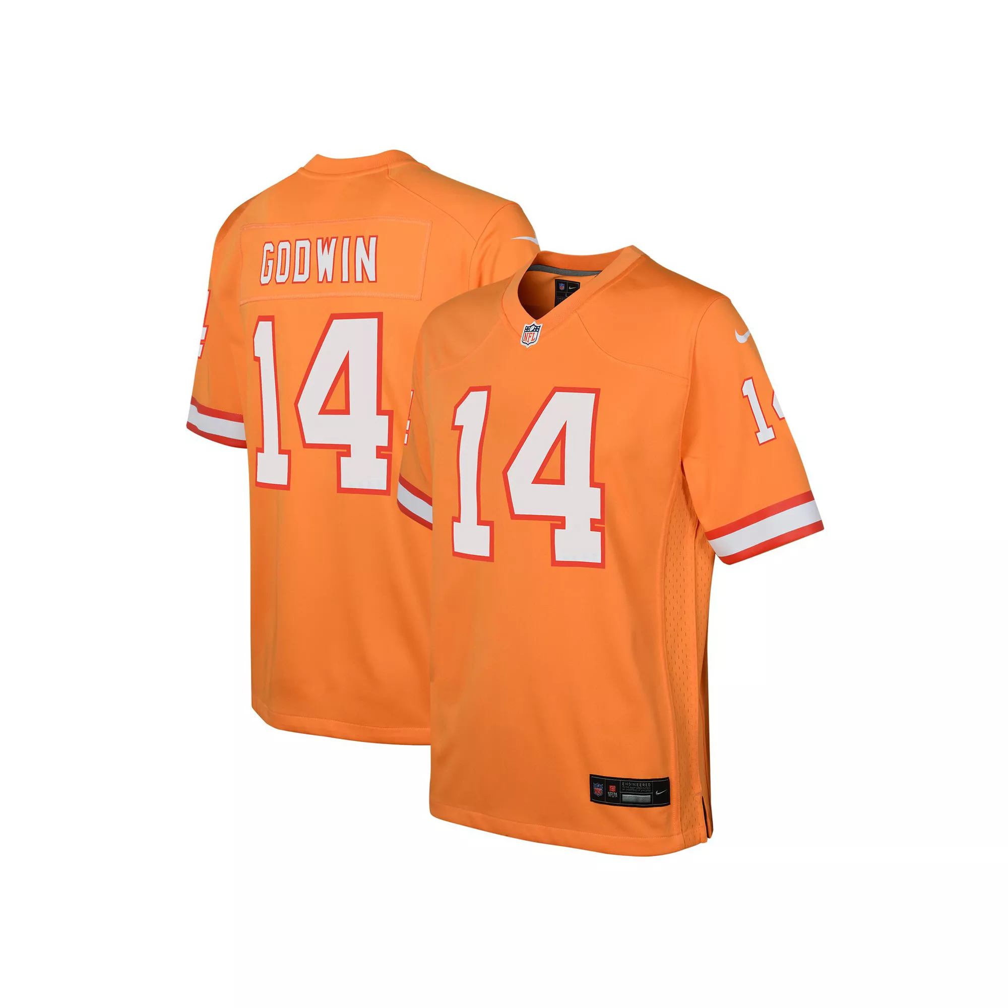 Youth Nike Chris Godwin Orange Tampa Bay Buccaneers Throwback Game Jersey