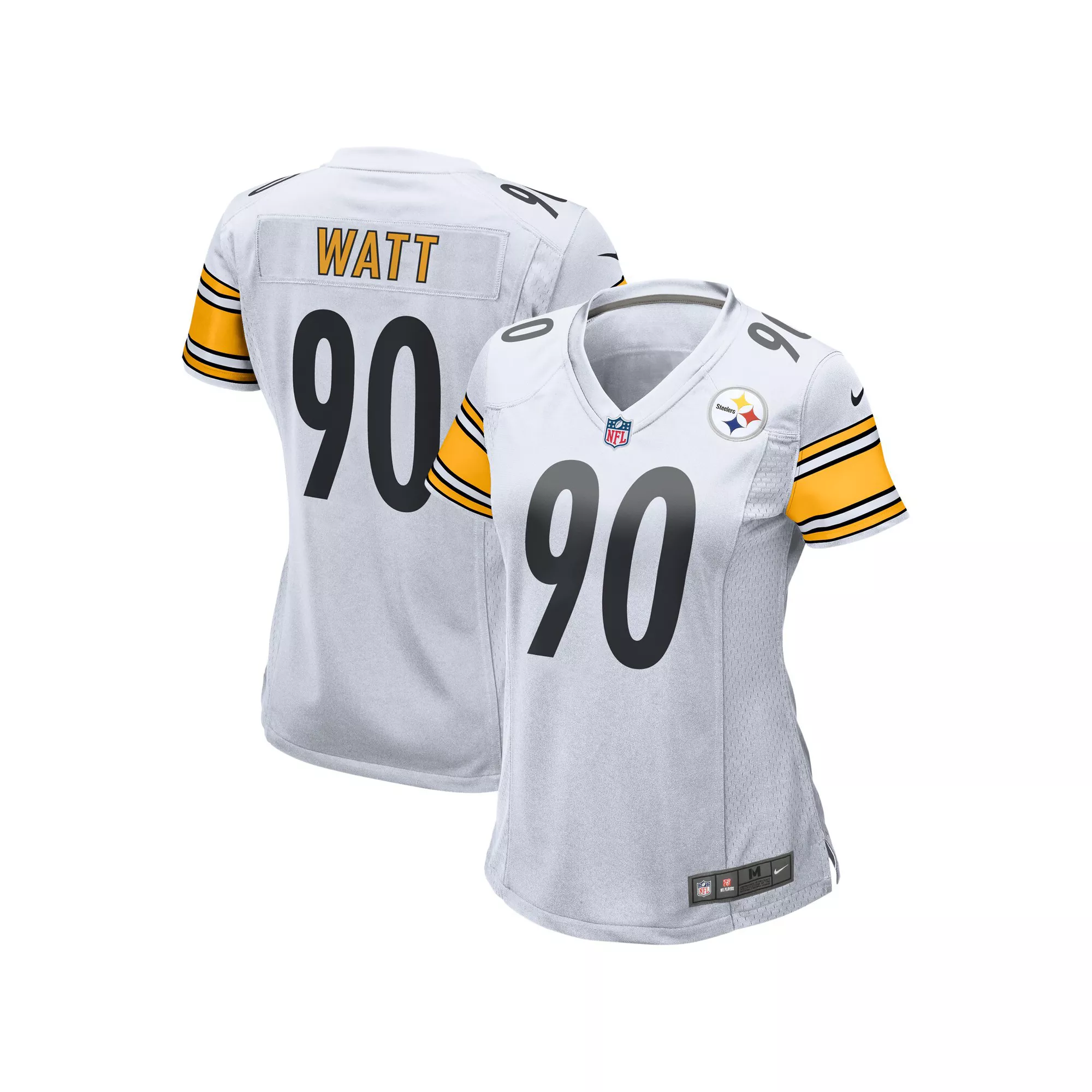 Women's Nike T.J. Watt White Pittsburgh Steelers Player Jersey