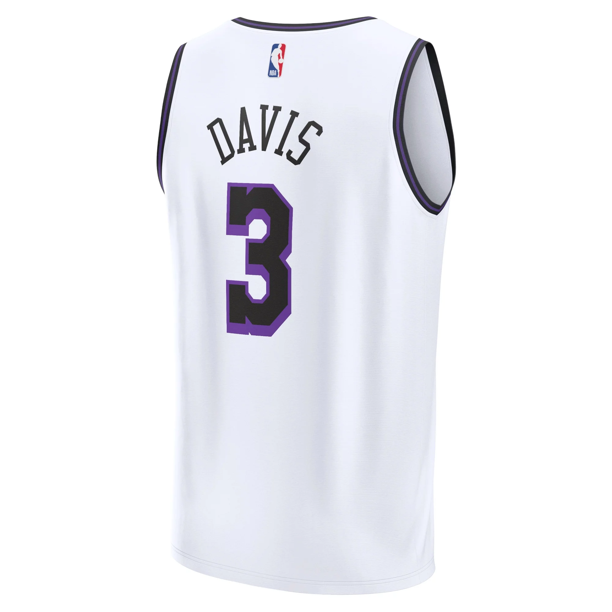 Men's Fanatics Branded Anthony Davis White Los Angeles Lakers Fastbreak Jersey - City Edition