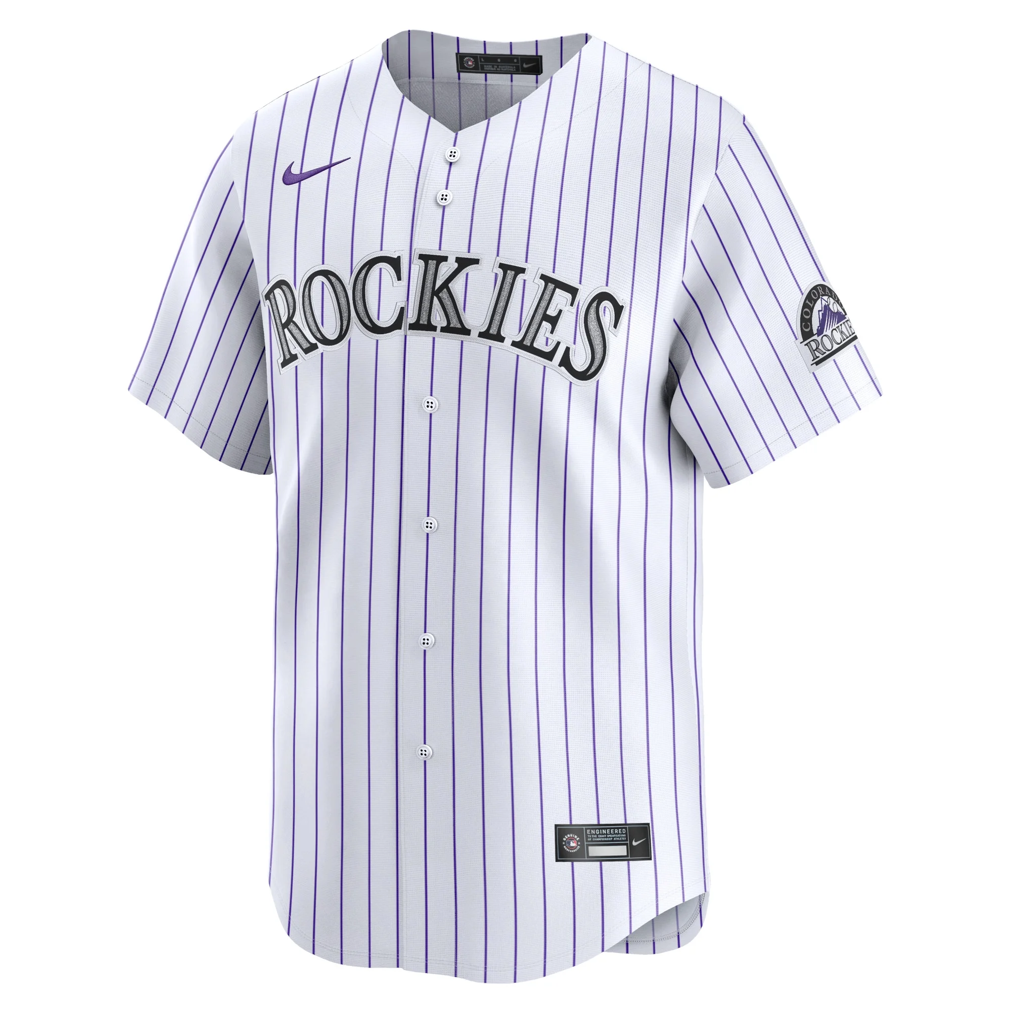 Men's Nike Brenton Doyle White Colorado Rockies Home Limited Player Jersey
