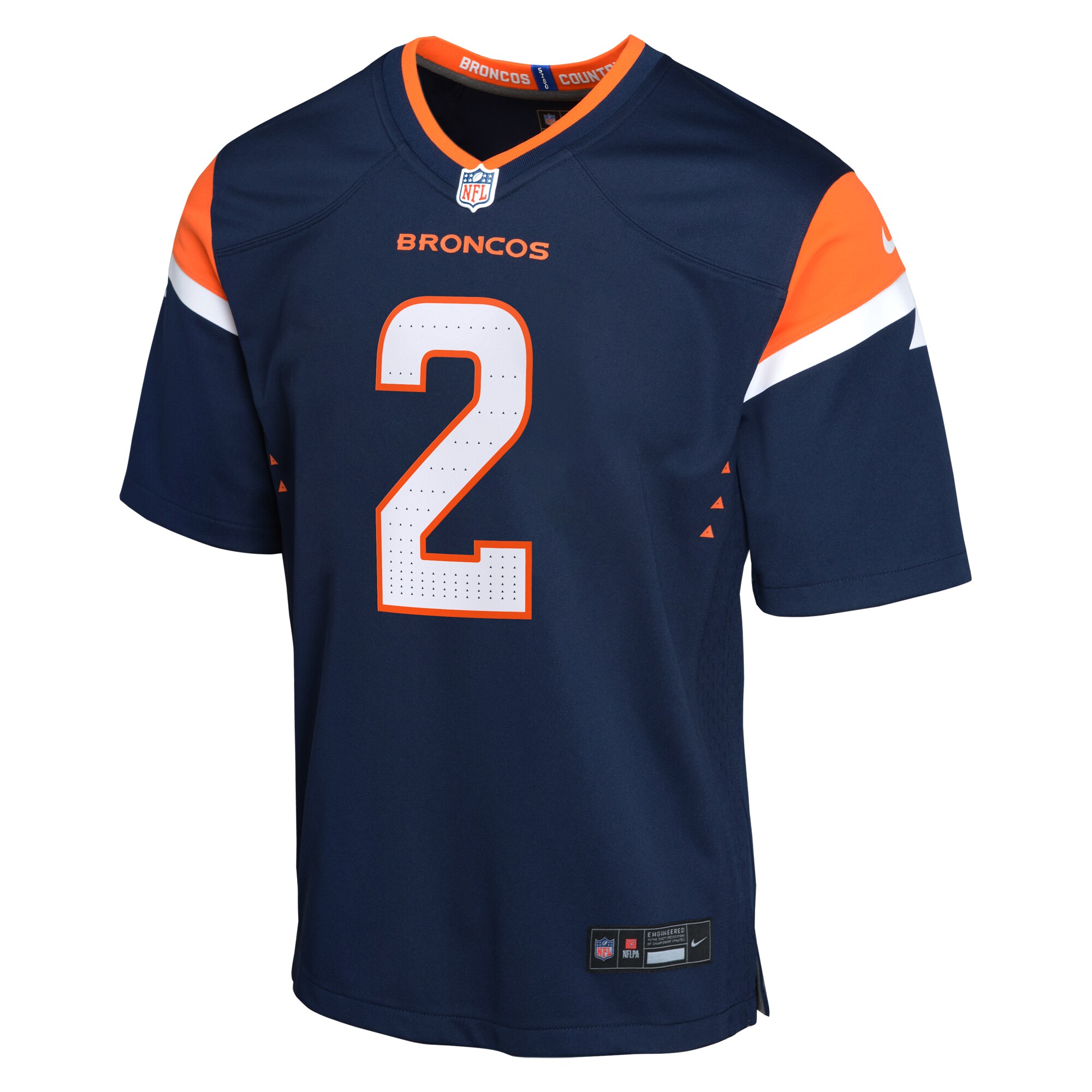 Patrick Surtain II Denver Broncos Nike Youth Mile High Collection Game Jersey - Navy