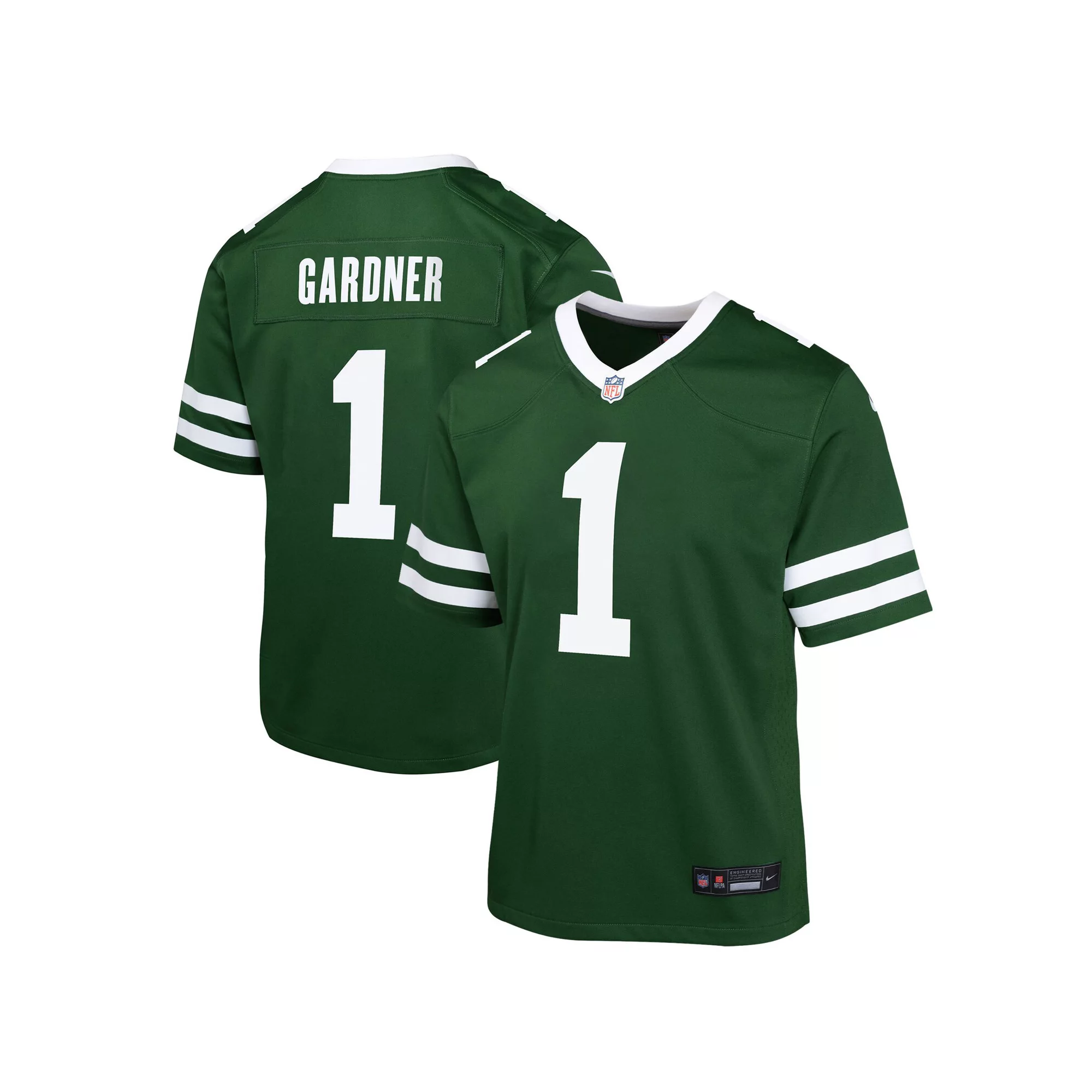 Youth Nike Ahmad Sauce Gardner Legacy Green New York Jets Game Jersey
