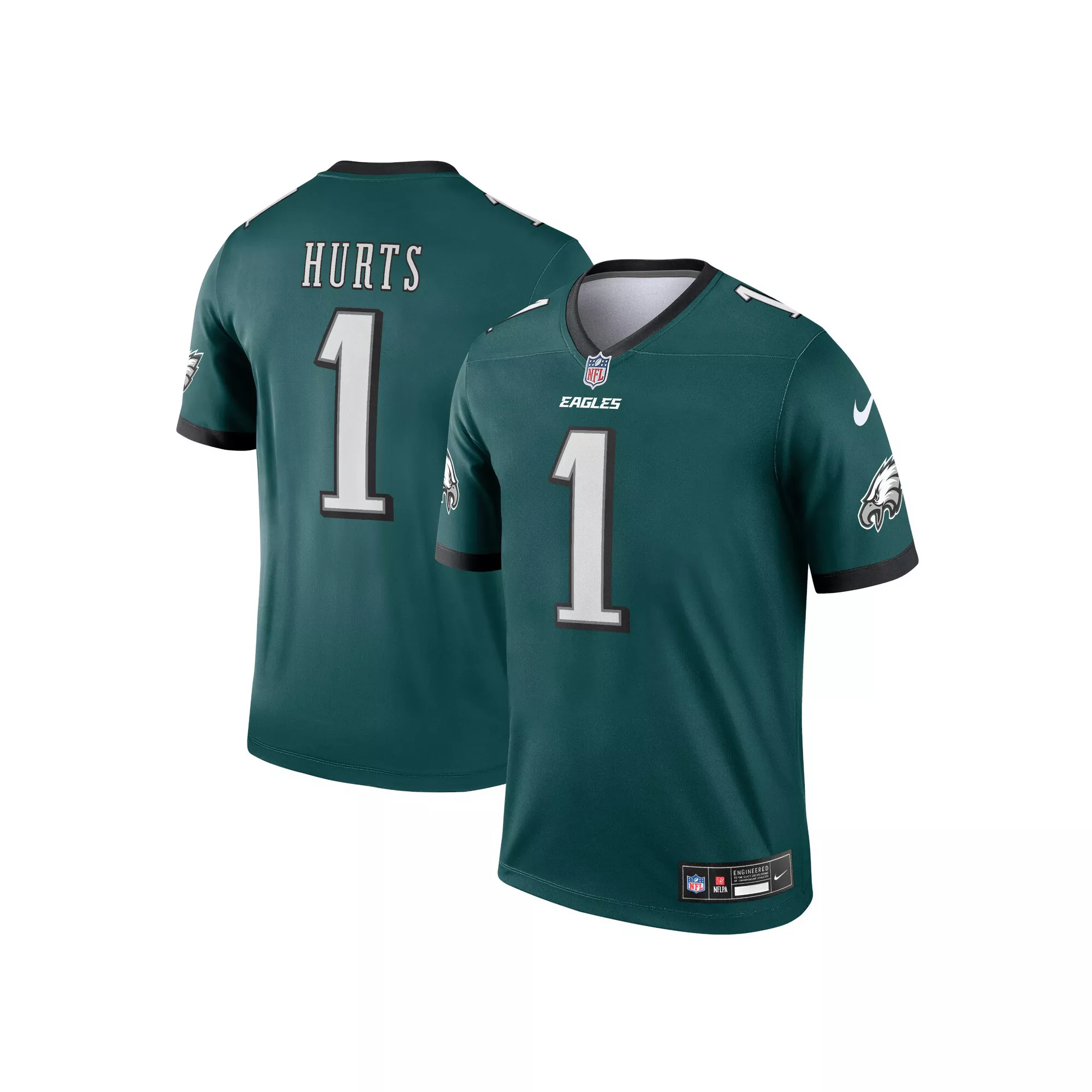 Men's Nike Jalen Hurts Midnight Green Philadelphia Eagles Legend Jersey
