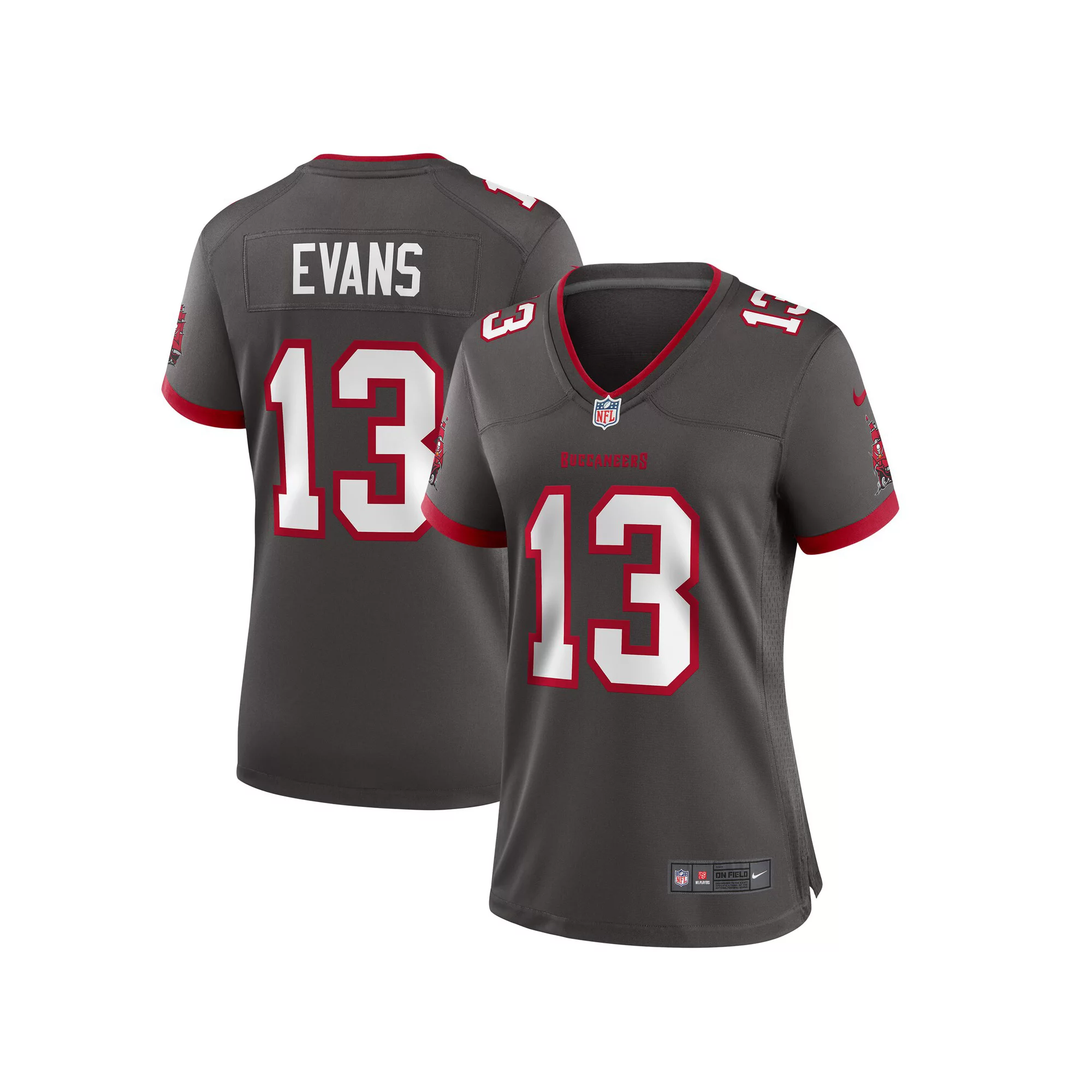 Women's Nike Mike Evans Pewter Tampa Bay Buccaneers Alternate Game Jersey