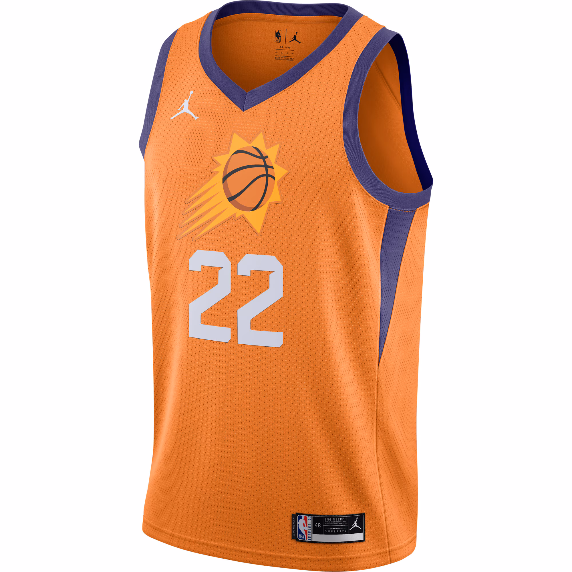 Deandre Ayton Phoenix Suns Jordan Brand 2020/21 Swingman Jersey - Statement Edition - Orange