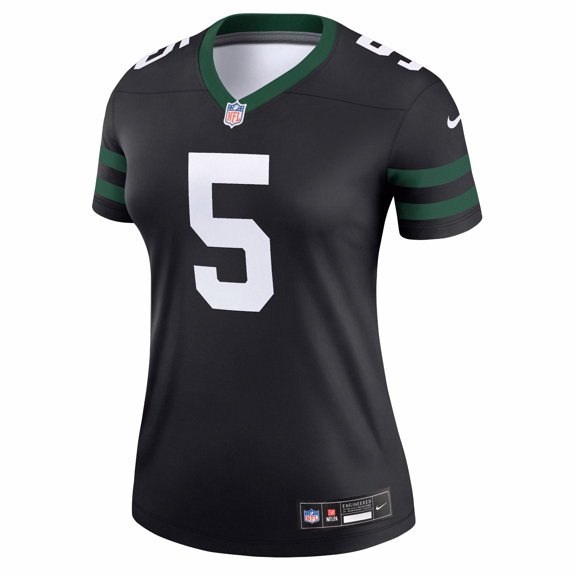 Garrett Wilson New York Jets Nike Women's Alternate Legend Jersey - Legacy Black