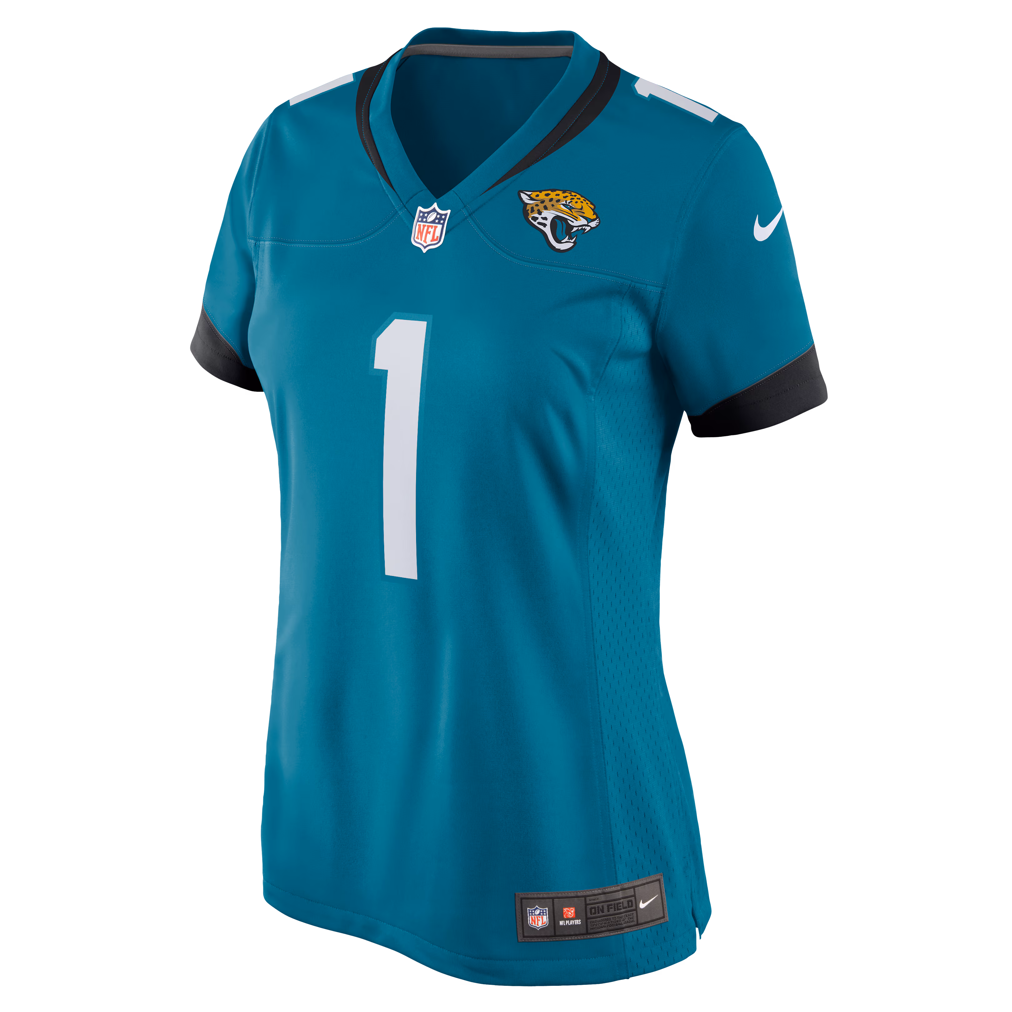 Number 1 Bride Jacksonville Jaguars Nike Women's Game Jersey - Teal