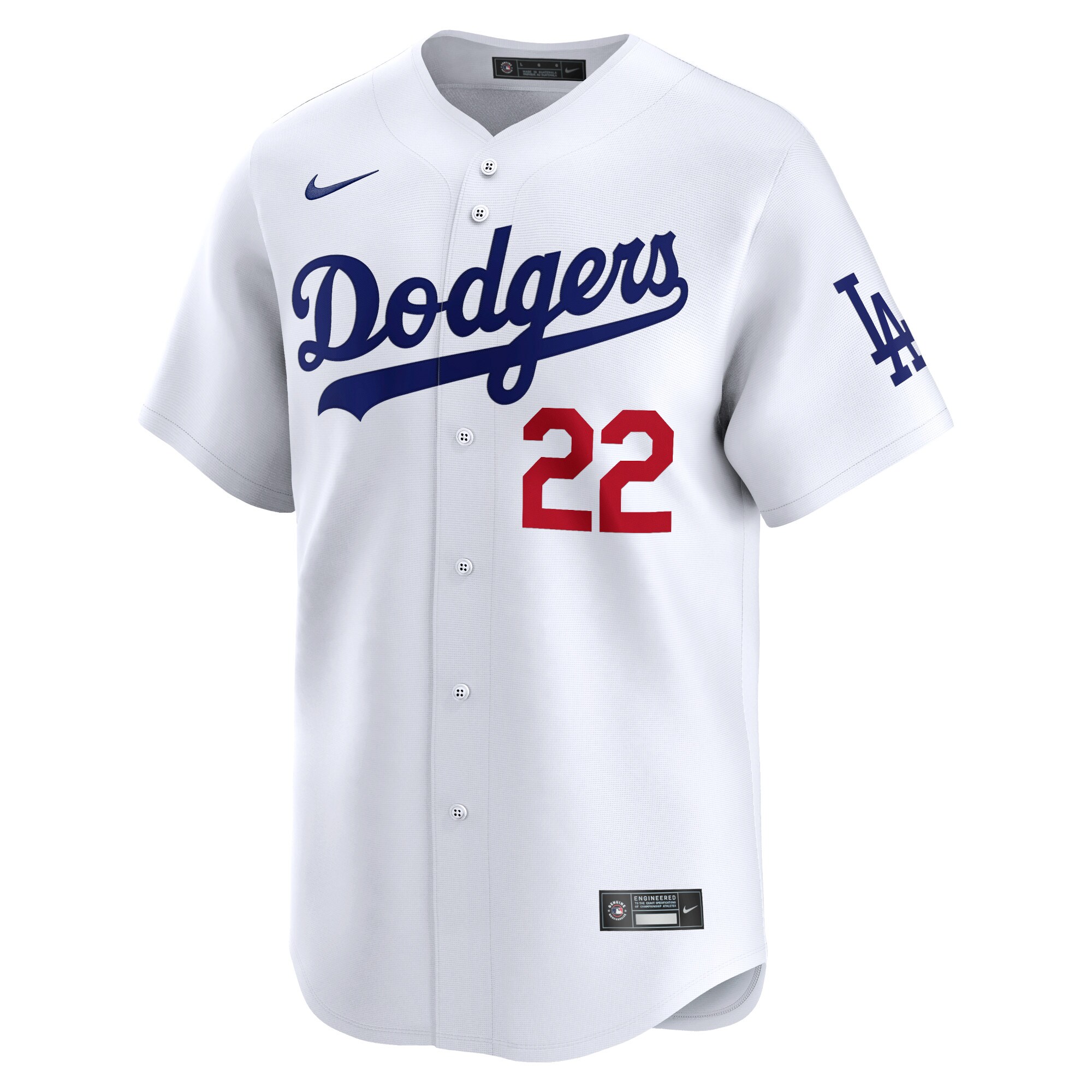 Clayton Kershaw Los Angeles Dodgers Nike Home Limited Player Jersey - White