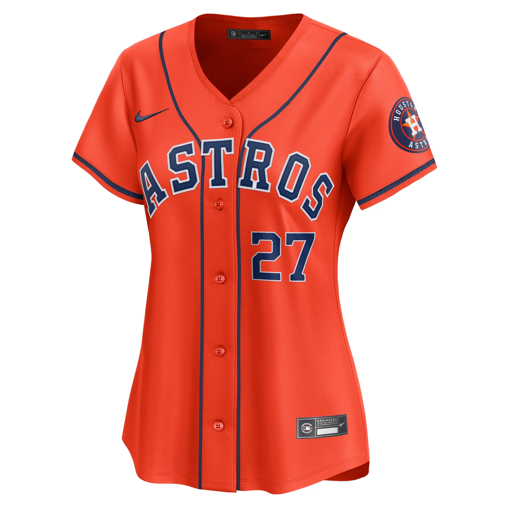 Women's Nike Jose Altuve Orange Houston Astros Alternate Limited Player Jersey