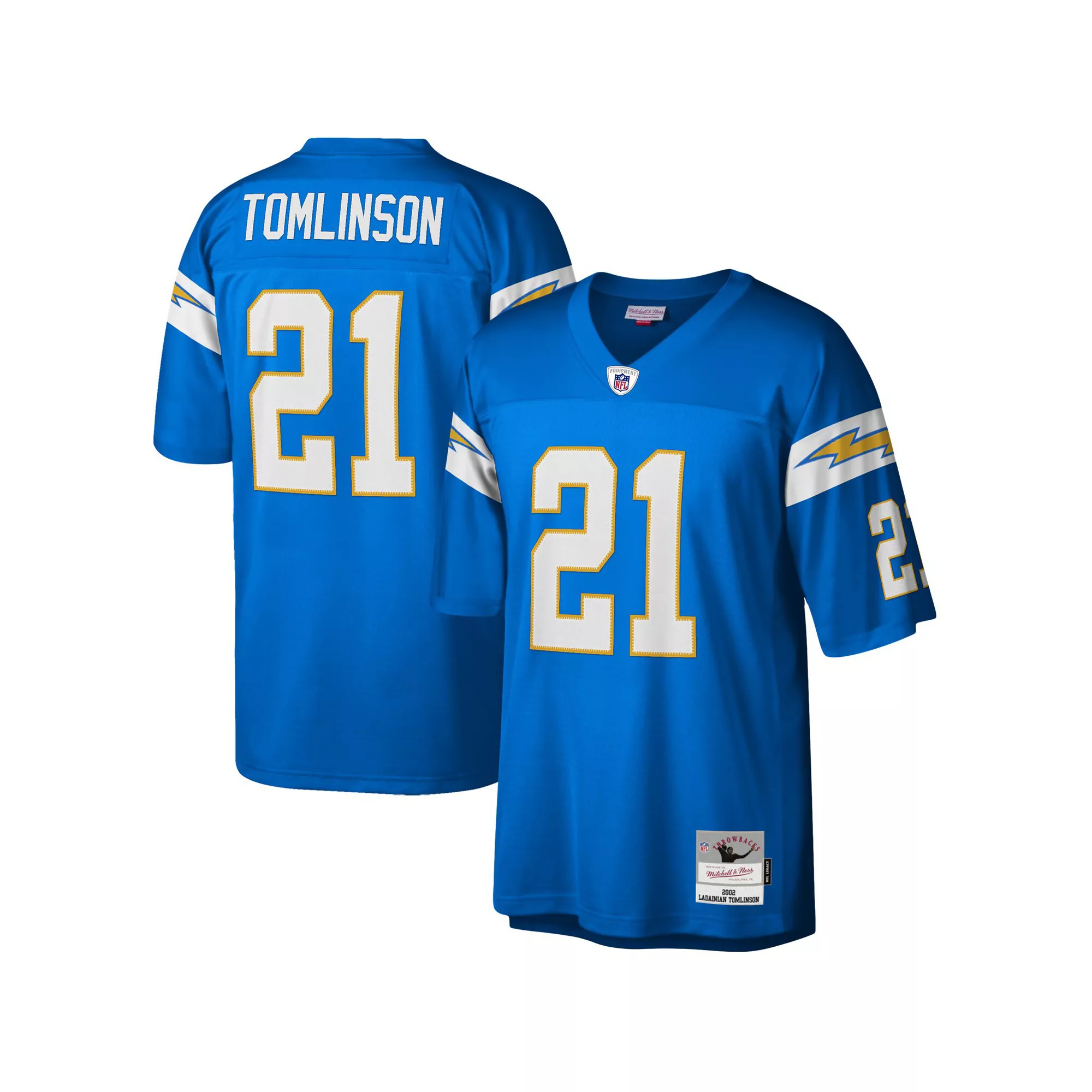 Men's Mitchell & Ness LaDainian Tomlinson Powder Blue Los Angeles Chargers 2009 Legacy Replica Jersey