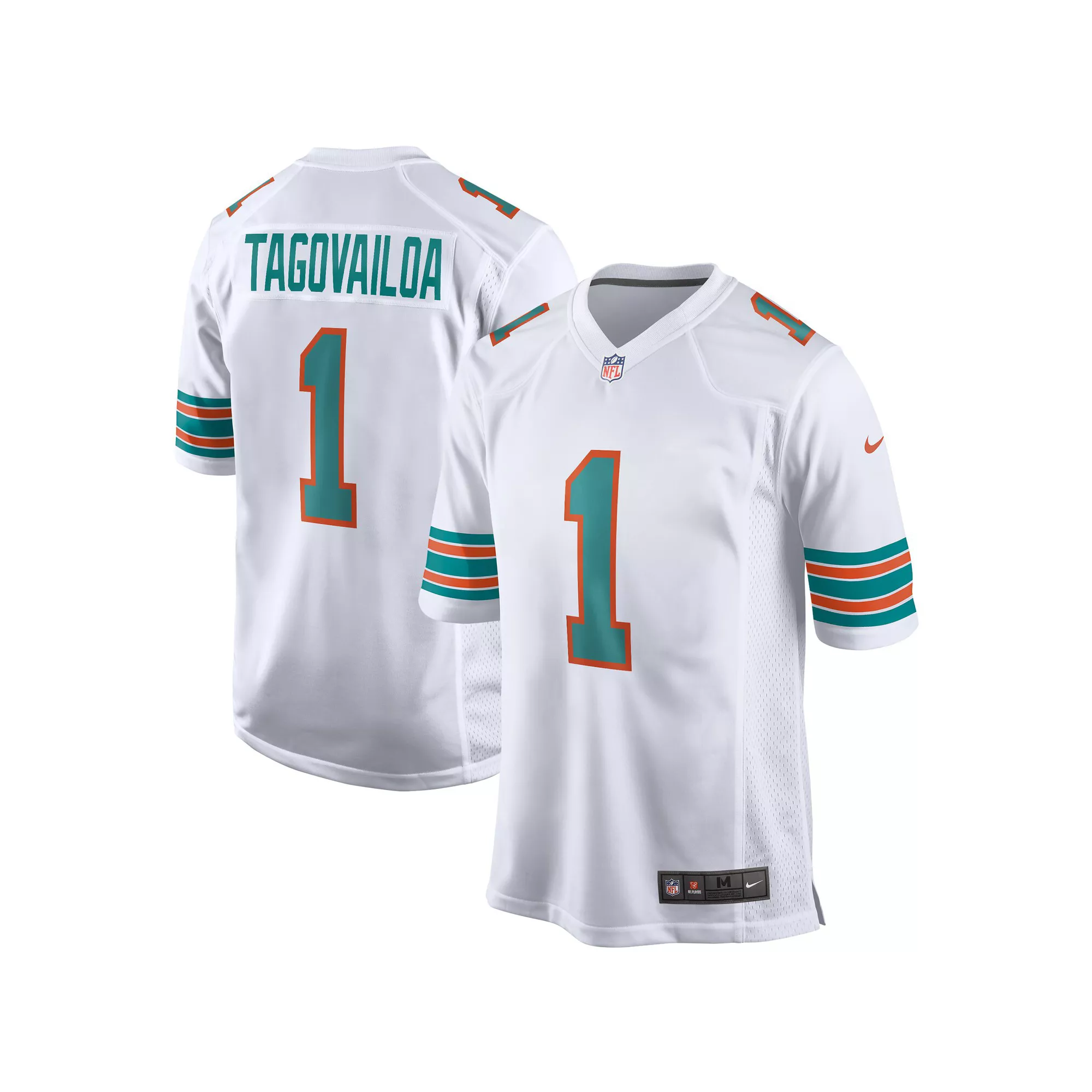 Men's Nike Tua Tagovailoa White Miami Dolphins 2nd Alternate Game Jersey