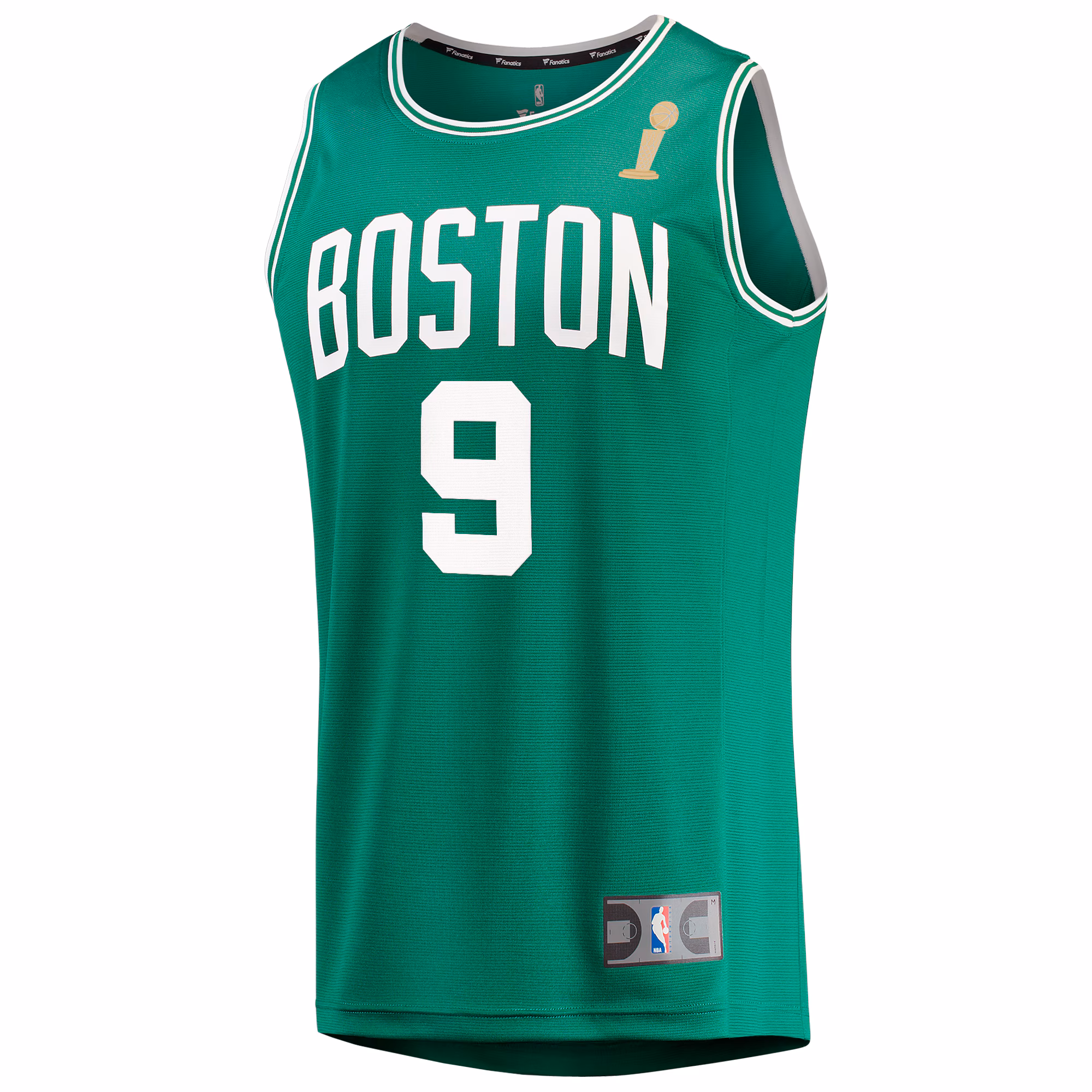 Derrick White Boston Celtics Fanatics Youth 2024 NBA Finals Champions Fast Break Replica Player Jersey - Kelly Green - Icon Edition