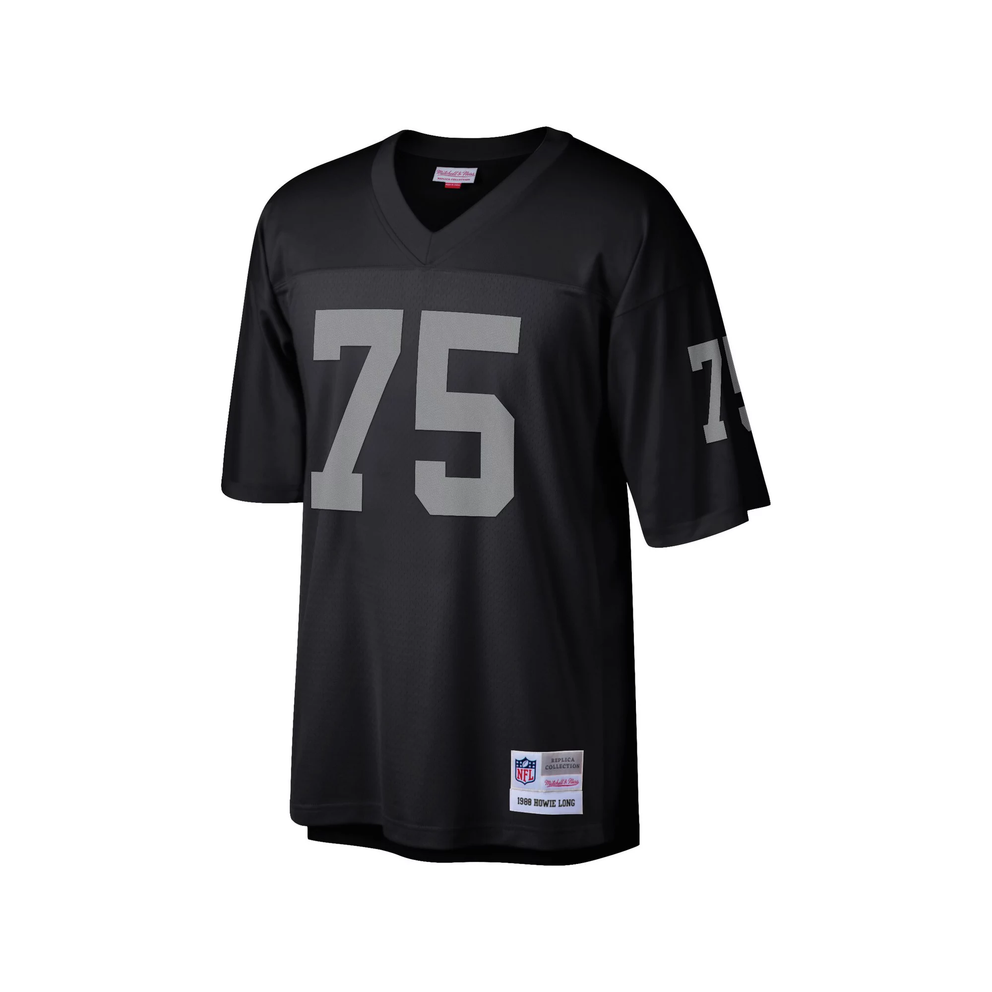 Men's Mitchell & Ness Howie Long Black Las Vegas Raiders Legacy Replica Jersey