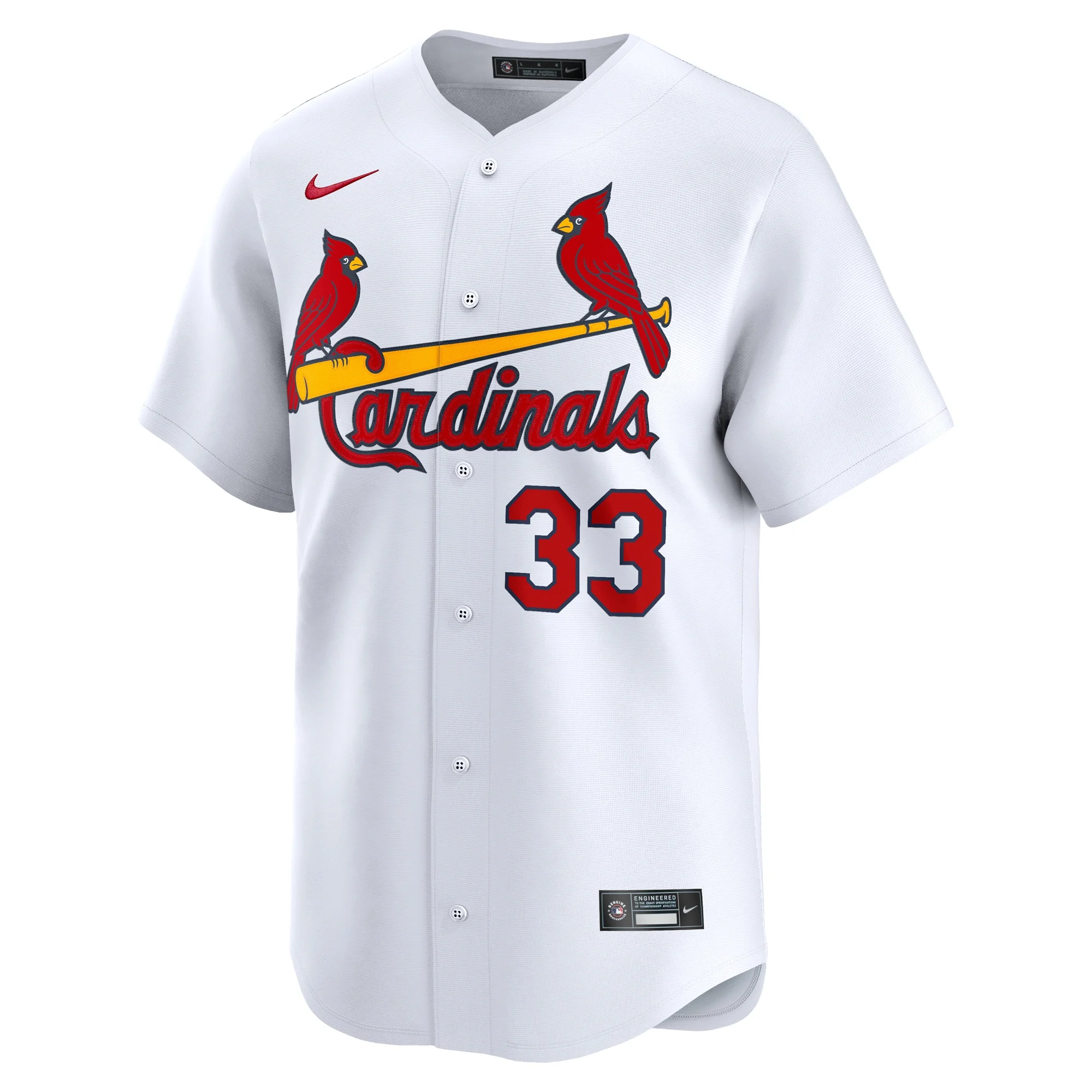 Men's Nike Brendan Donovan White St. Louis Cardinals Home Limited Player Jersey