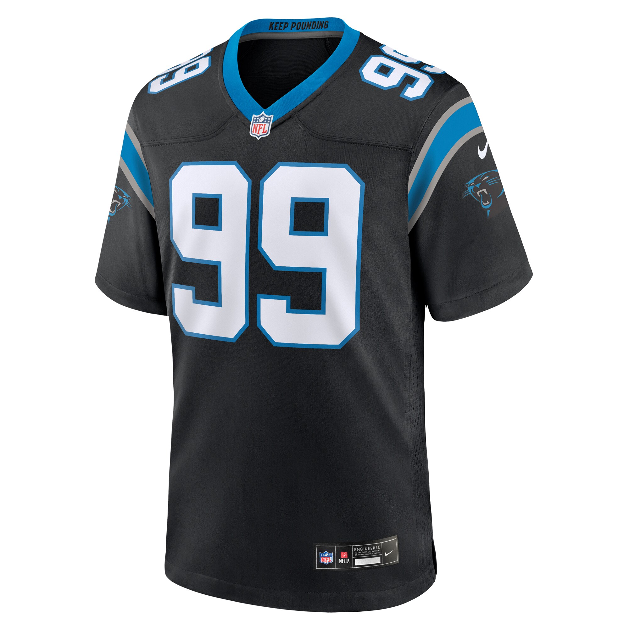Shy Tuttle Carolina Panthers Nike Game Player Jersey - Black
