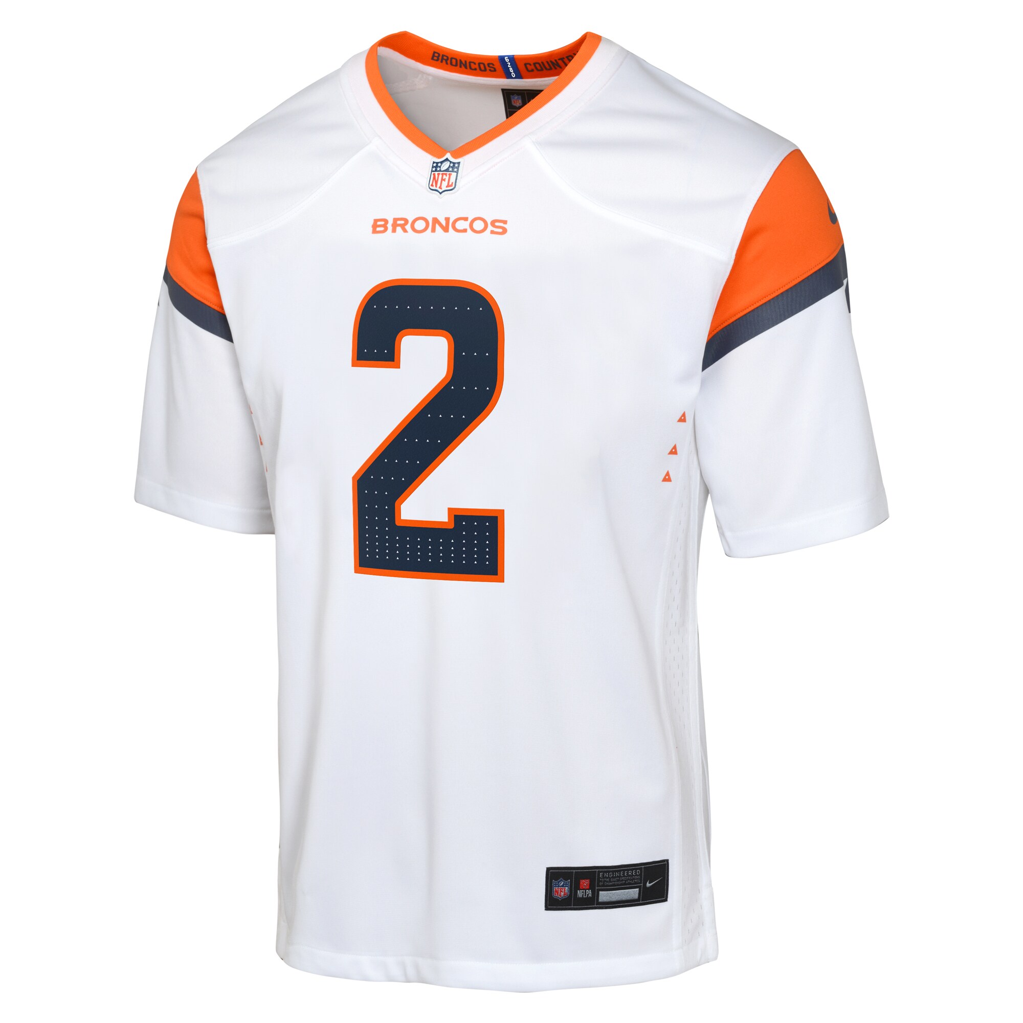 Patrick Surtain II Denver Broncos Nike Youth Mile High Collection Game Jersey - White