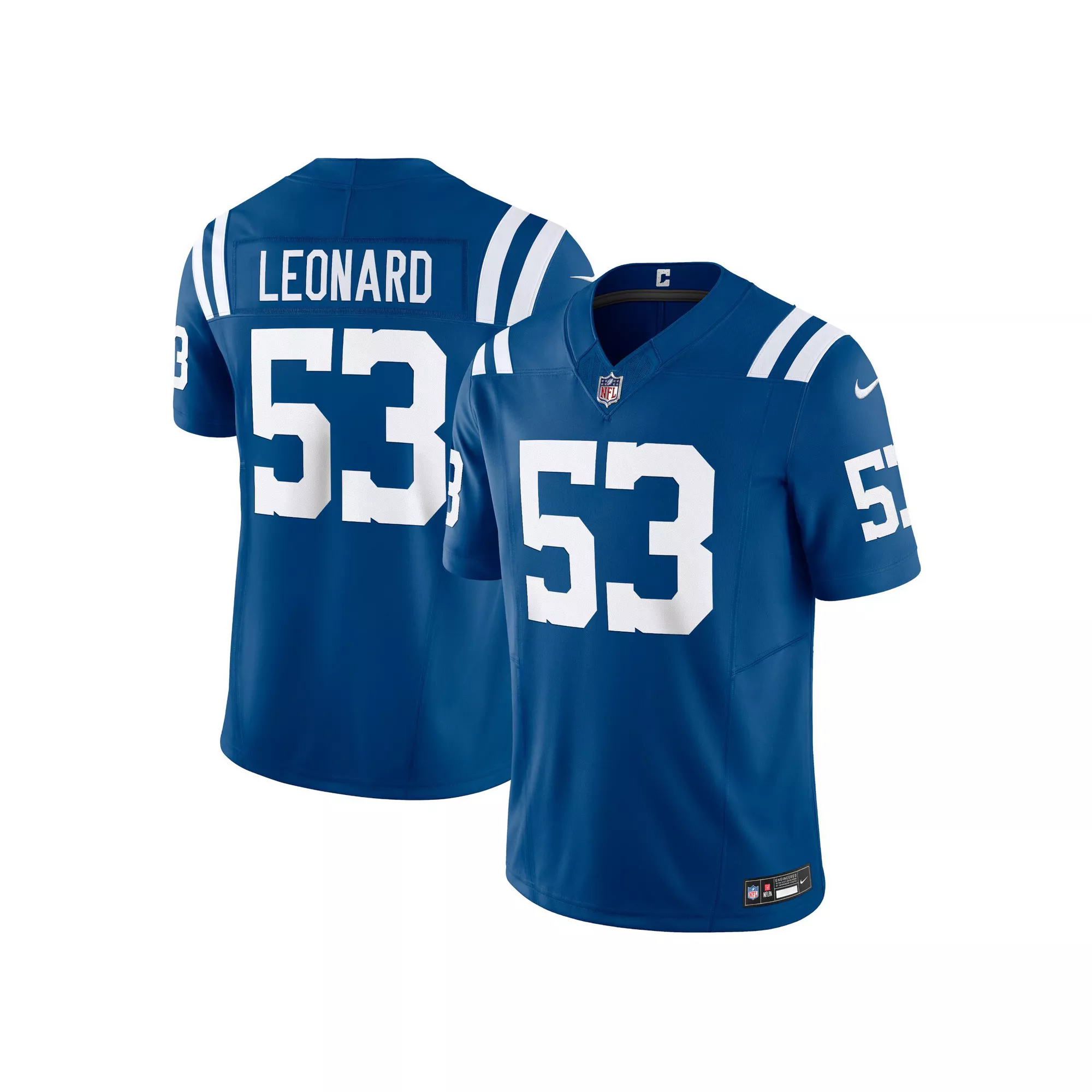 Men's Nike Shaquille Leonard Royal Indianapolis Colts Vapor F.U.S.E. Limited  Jersey