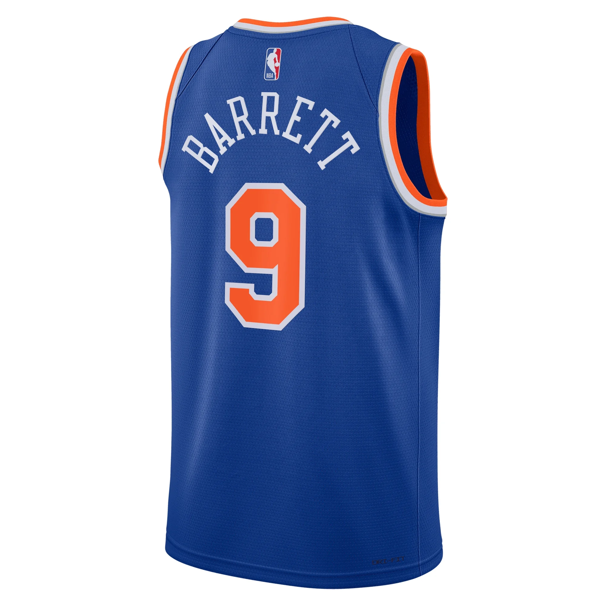 Unisex Nike RJ Barrett Blue New York Knicks Swingman Jersey - Icon Edition