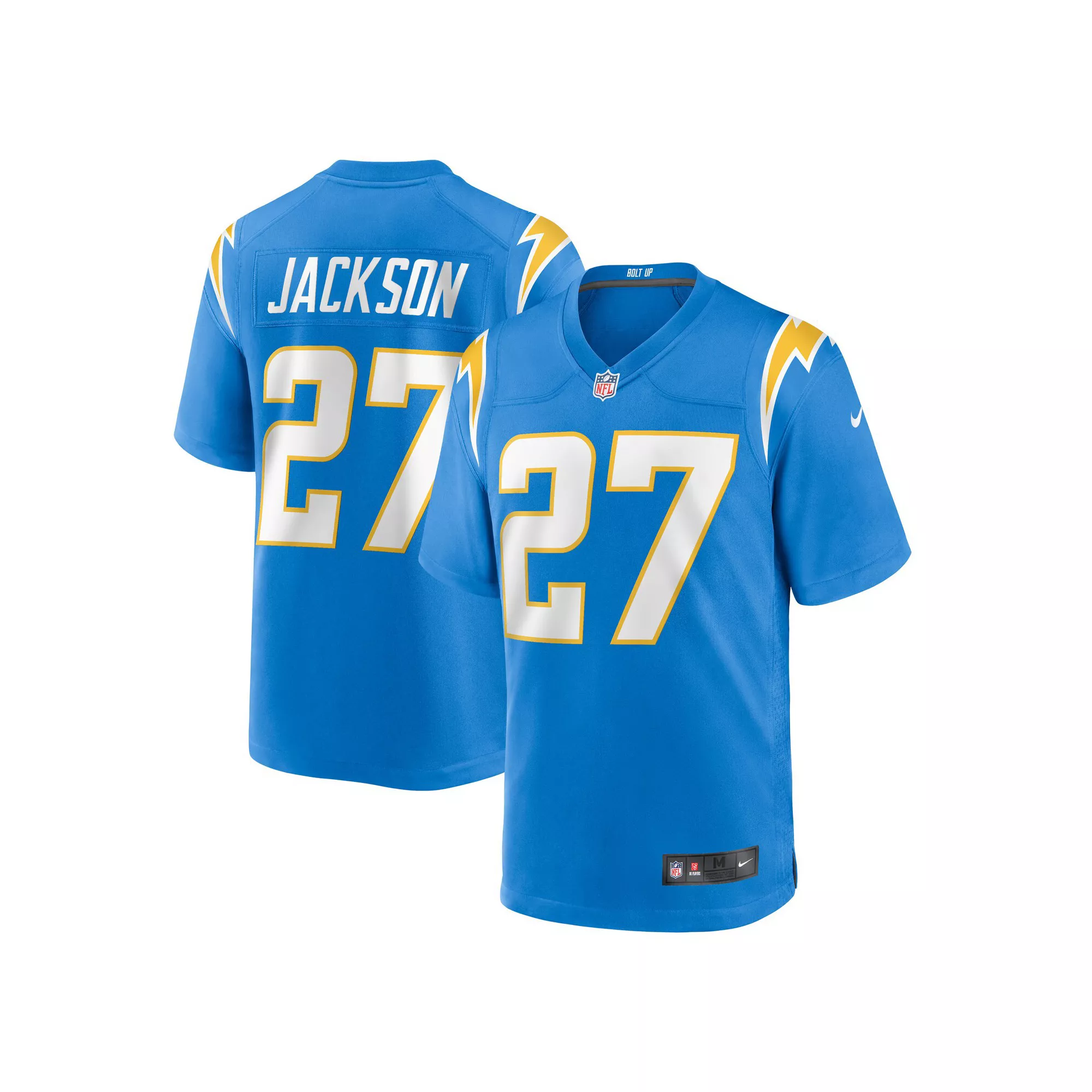 Men's Nike J.C. Jackson Powder Blue Los Angeles Chargers Game Jersey
