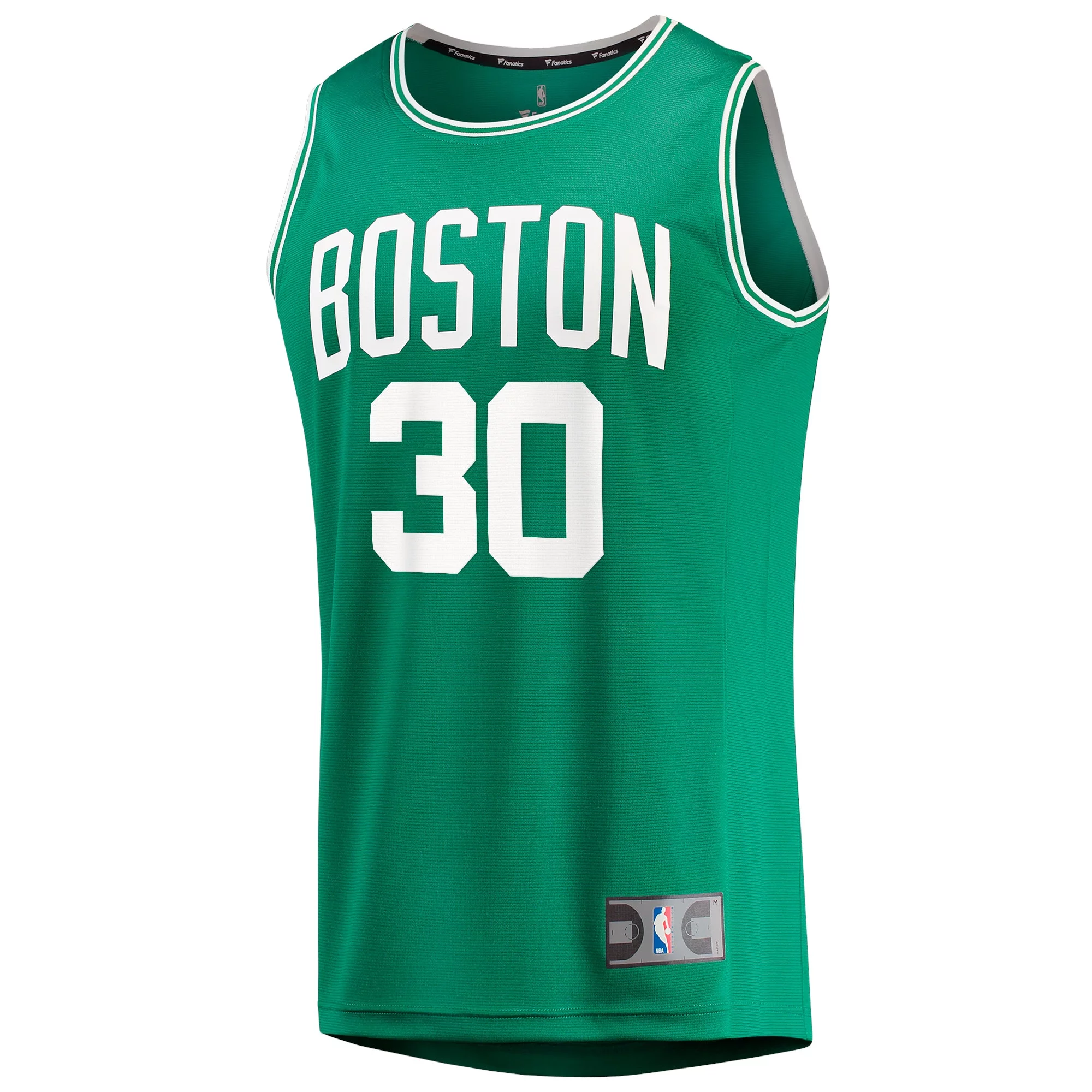 Men's Fanatics Sam Hauser Kelly Green Boston Celtics Fast Break Replica Jersey - Icon Edition