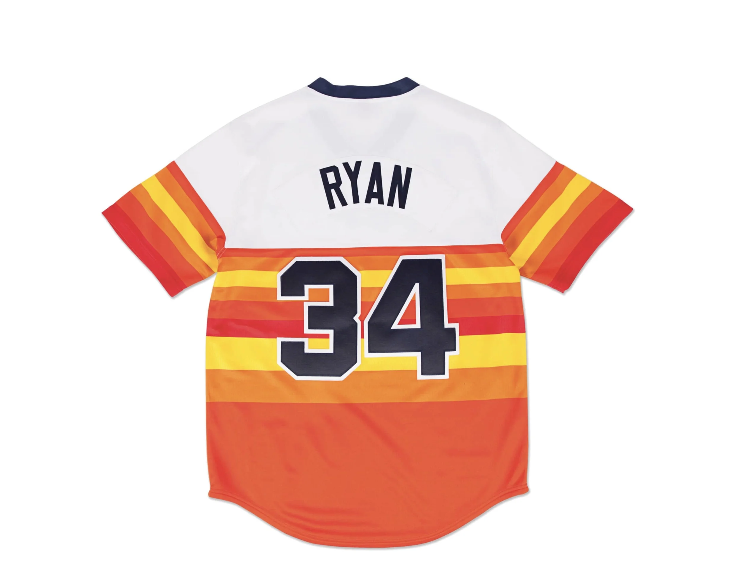 Men's Mitchell & Ness Nolan Ryan White Houston Astros Throwback Authentic Jersey
