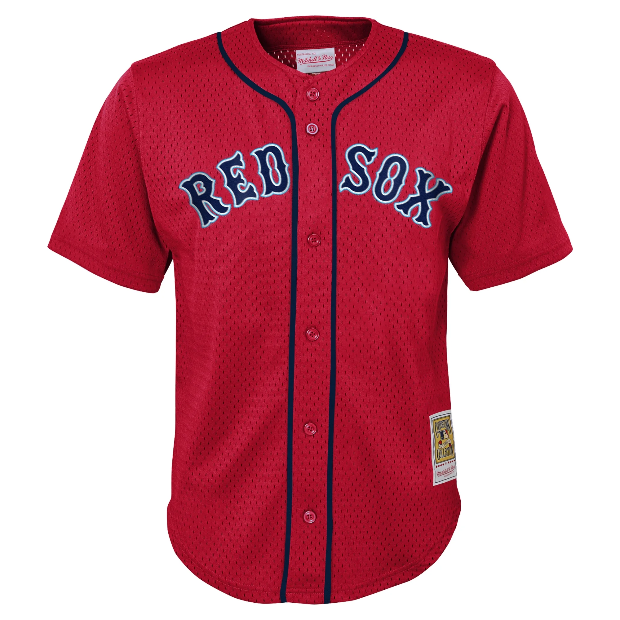 Toddler Mitchell & Ness David Ortiz Red Boston Red Sox Cooperstown Collection Mesh Batting Practice Jersey