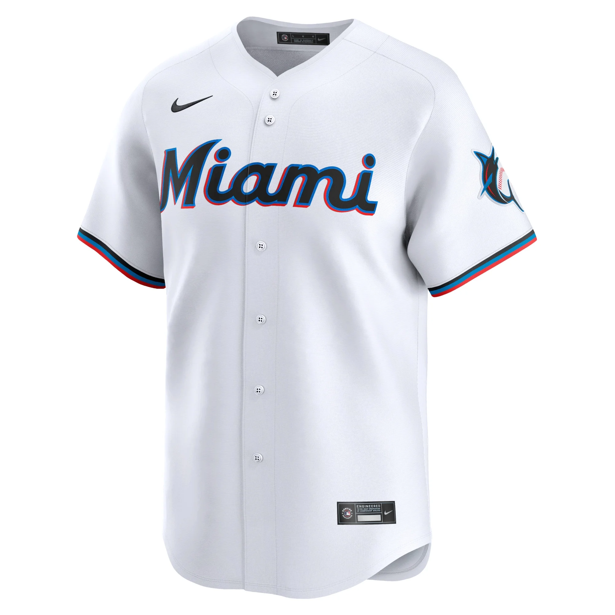 Men's Nike Sandy Alcantara White Miami Marlins Home Limited Player Jersey