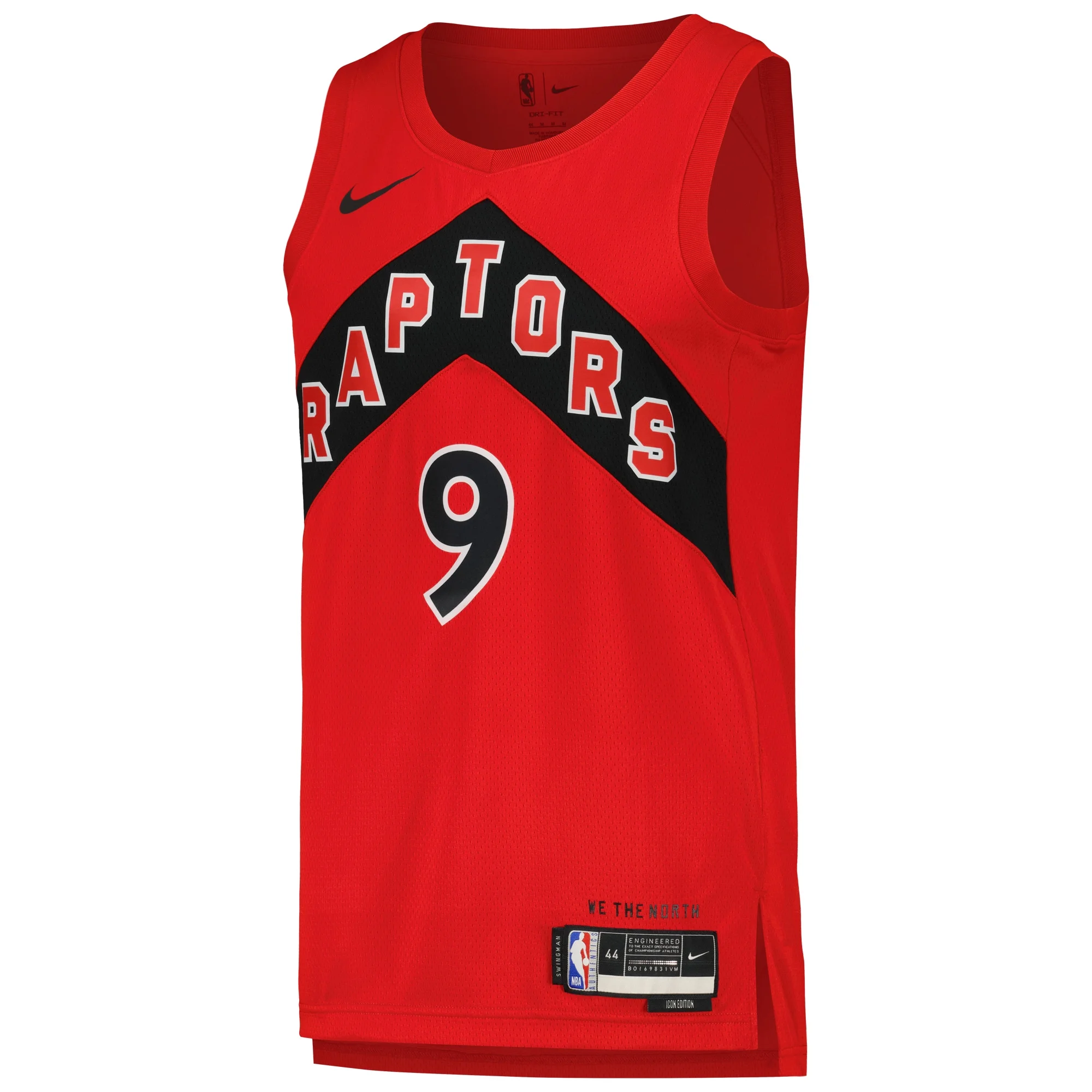 Unisex Nike RJ Barrett Red Toronto Raptors Swingman Jersey - Icon Edition