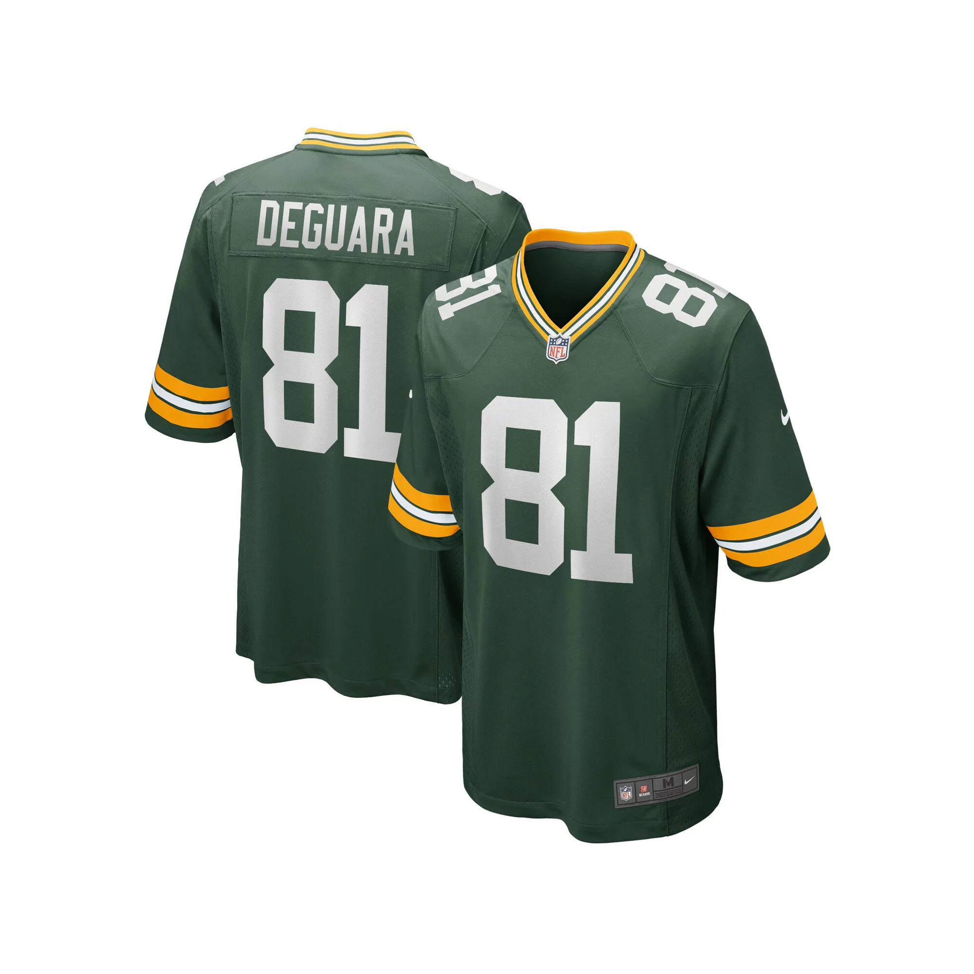 Men's Nike Josiah Deguara Green Green Bay Packers Player Game Jersey