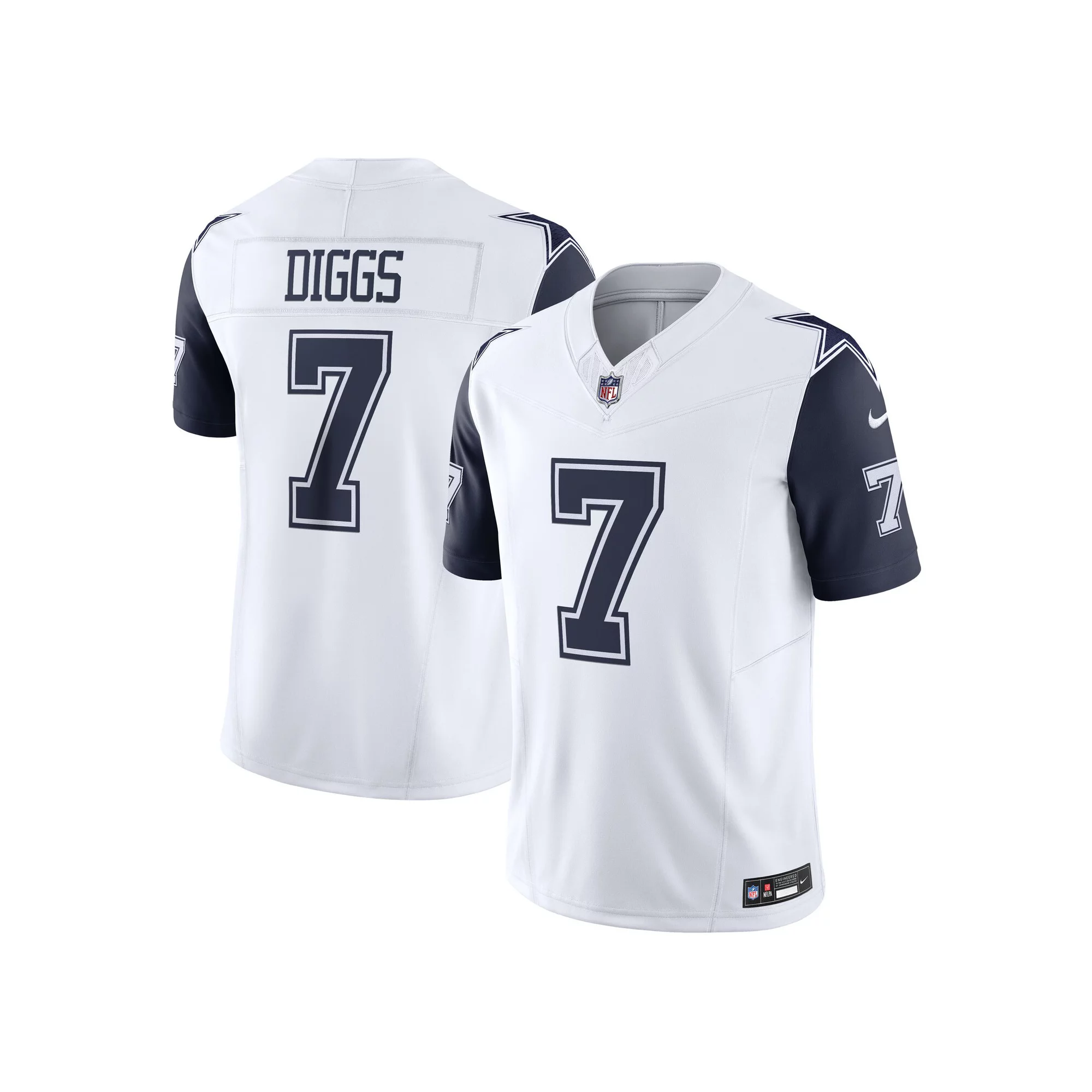 Men's Nike Trevon Diggs White Dallas Cowboys Alternate Vapor F.U.S.E. Limited Jersey