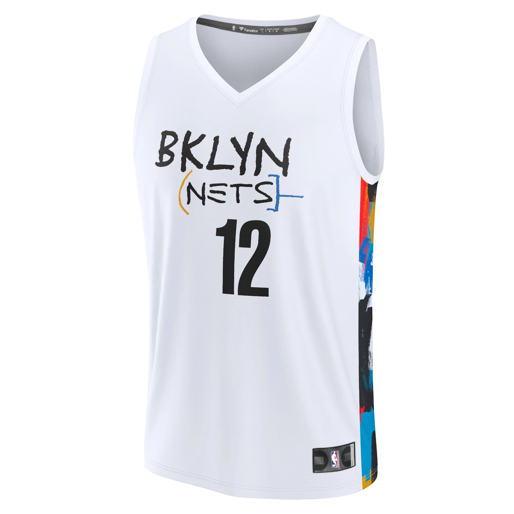 Men's Fanatics Branded Joe Harris White Brooklyn Nets 2022/23 Fastbreak Jersey - City Edition