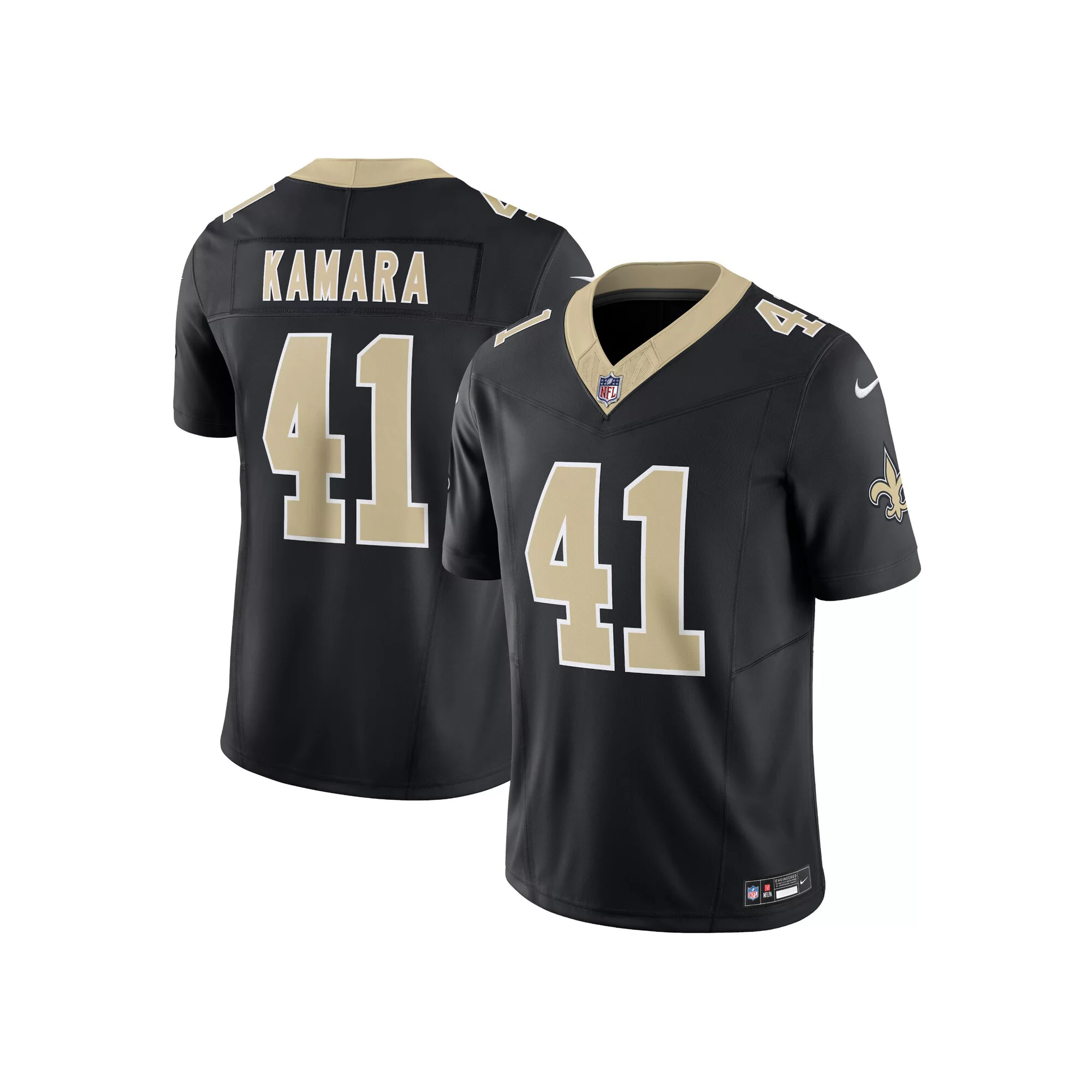 Men's Nike Alvin Kamara Black New Orleans Saints Vapor F.U.S.E. Limited  Jersey