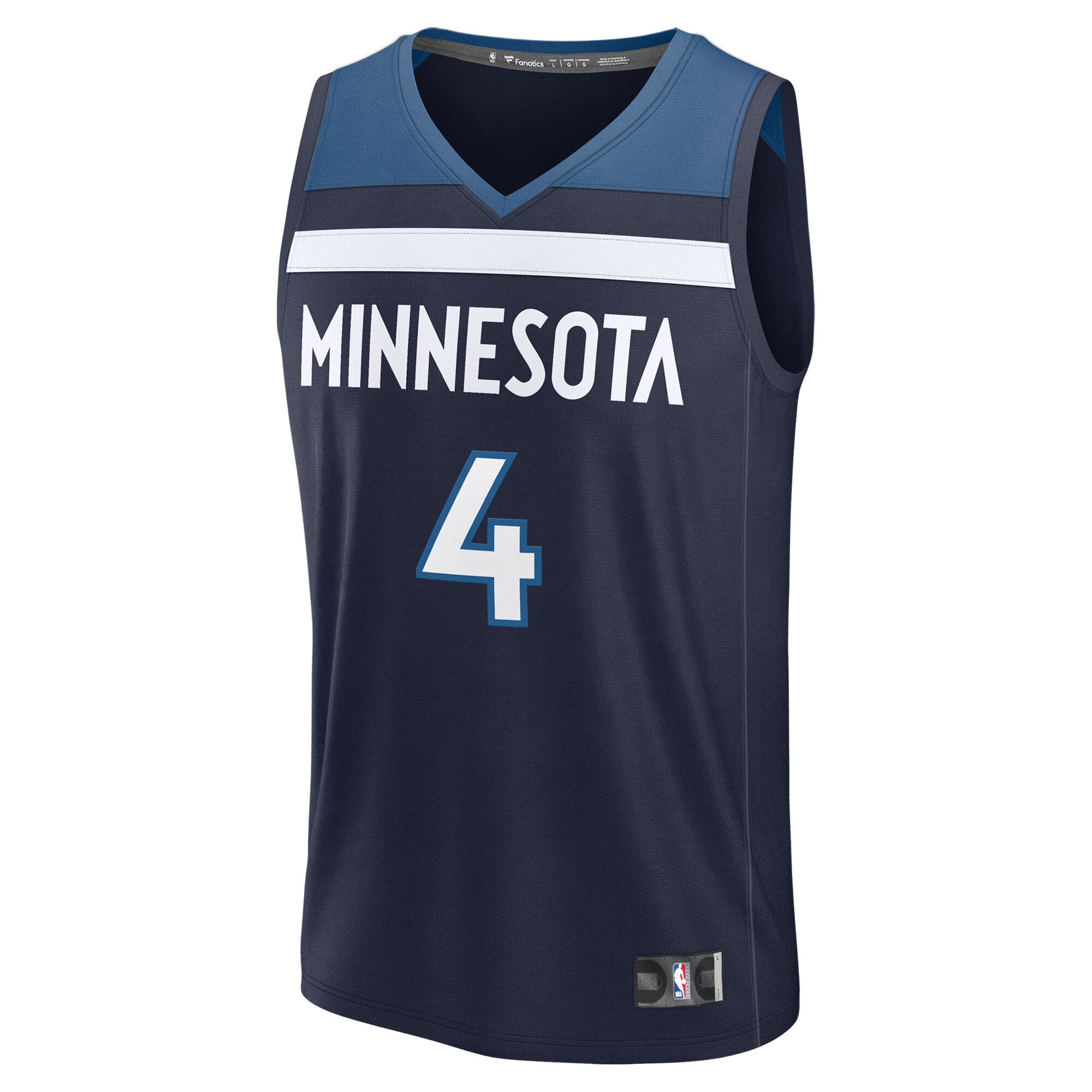 Rob Dillingham  Minnesota Timberwolves Fanatics 2024 NBA Draft Fast Break Player Jersey - Icon Edition - Navy