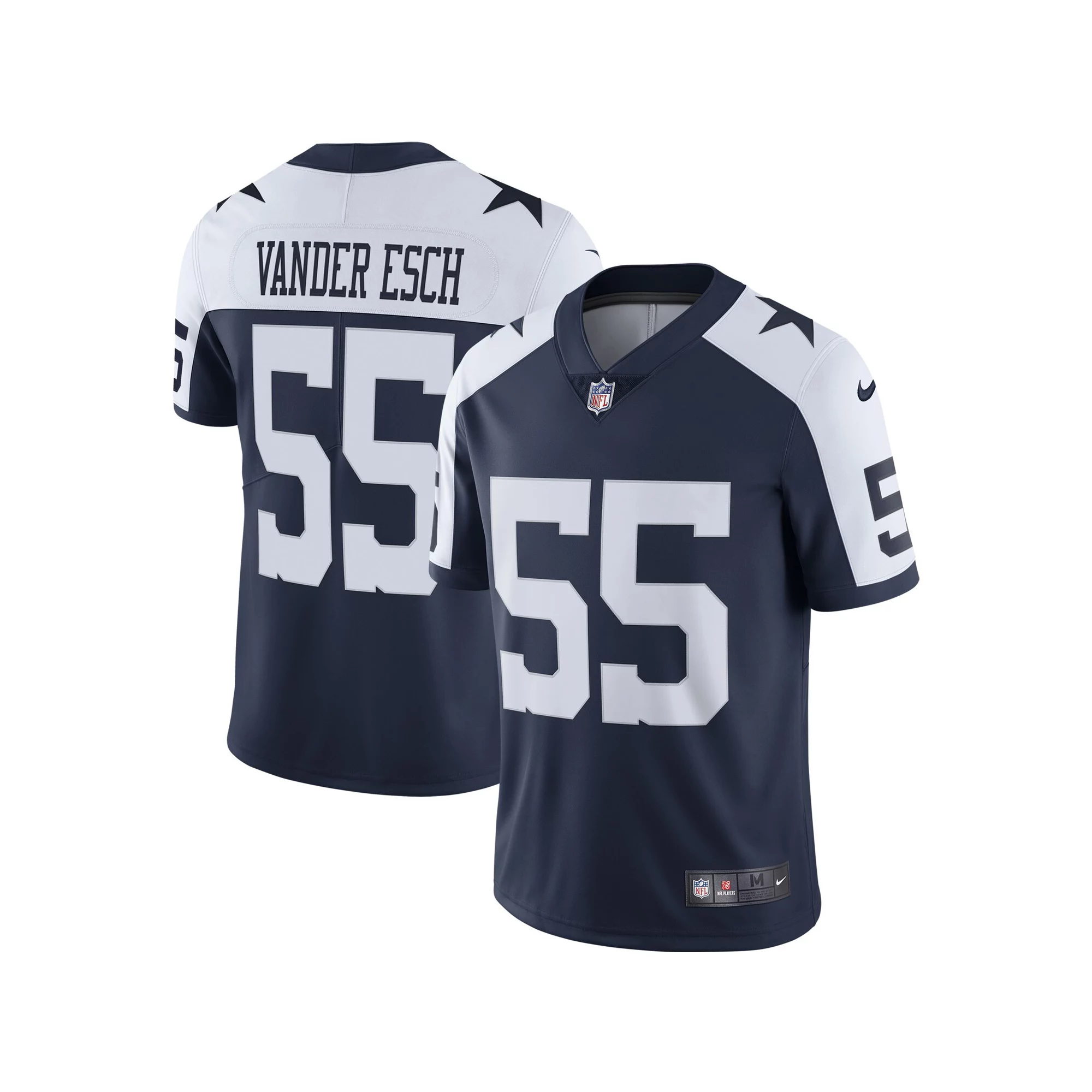Men's Nike Leighton Vander Esch Navy Dallas Cowboys Alternate Vapor Limited Jersey