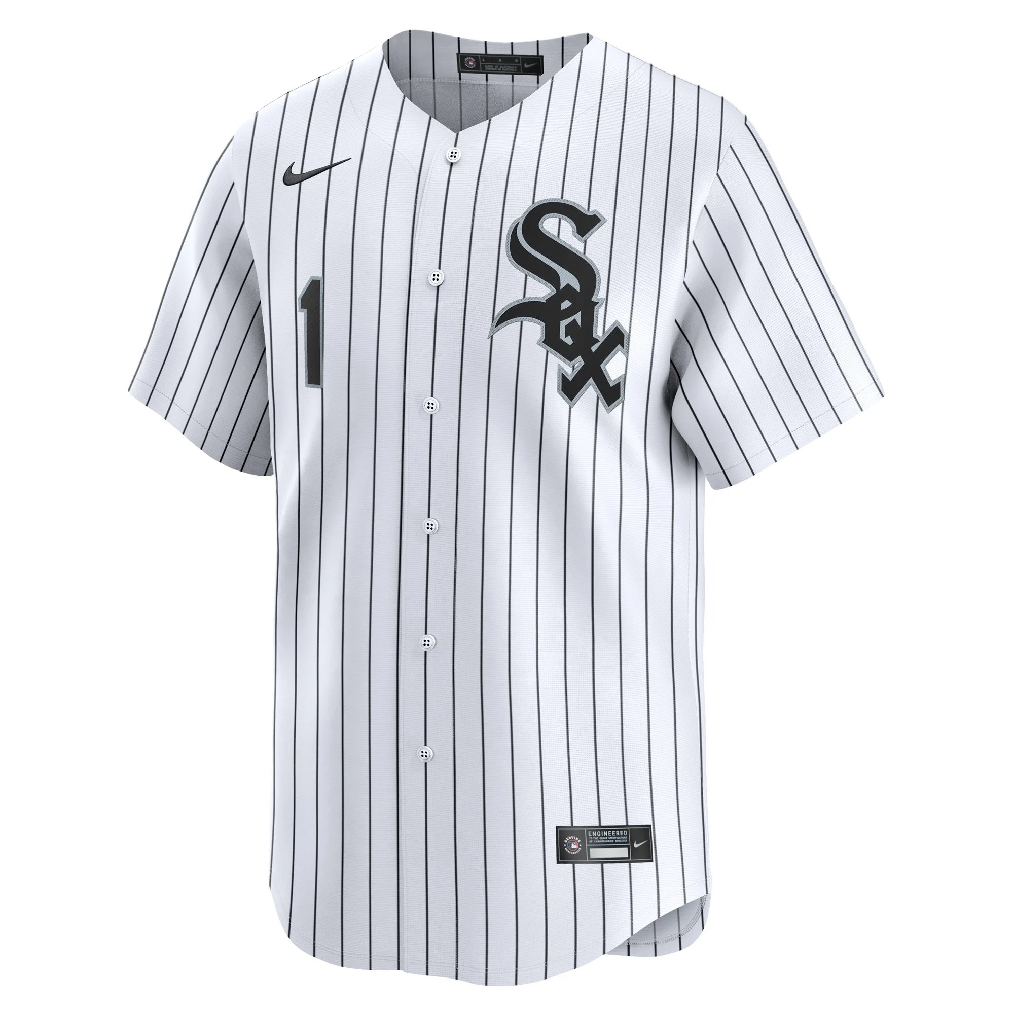 Men's Nike White Chicago White Sox #1 Dad Home Limited Jersey