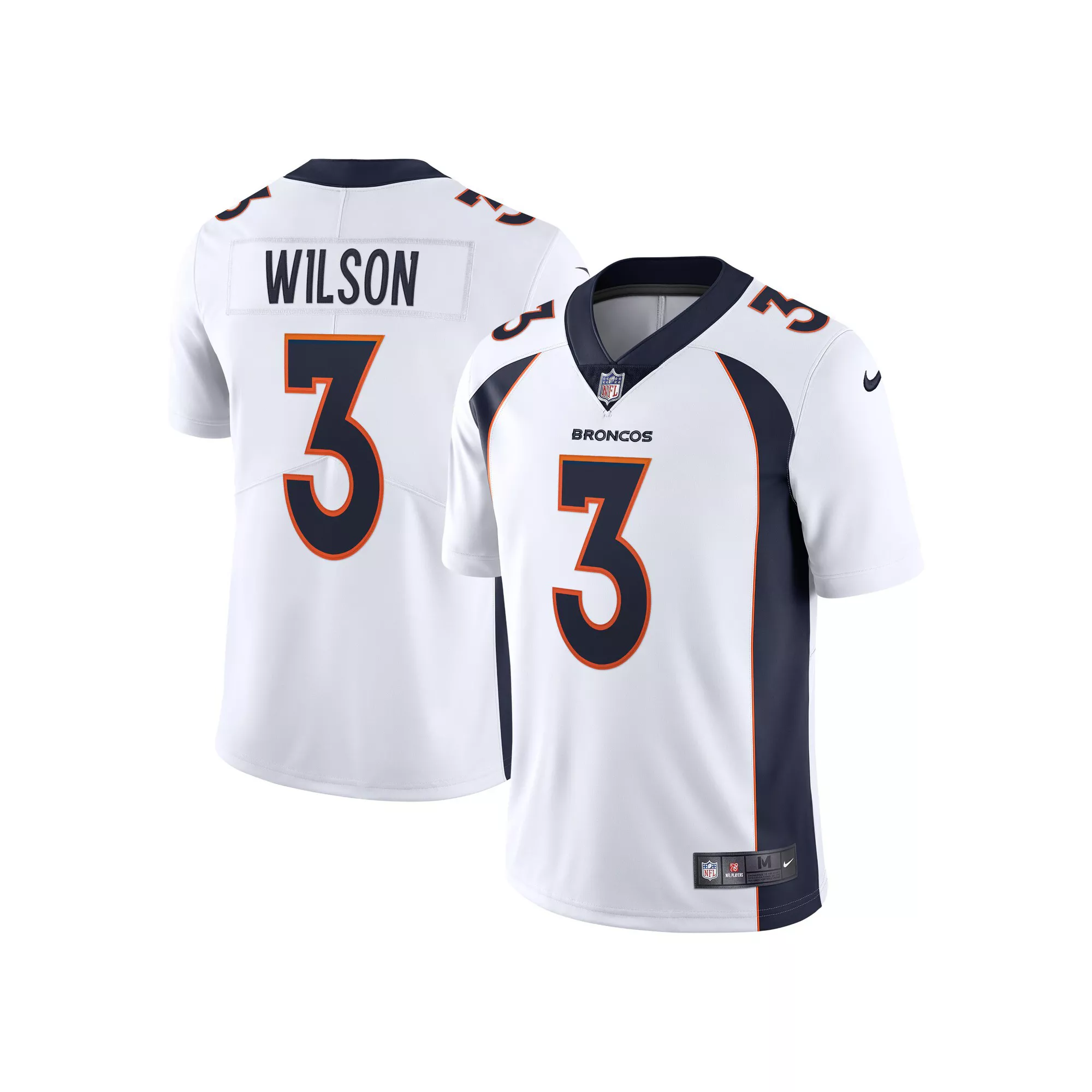 Men's Nike Russell Wilson White Denver Broncos Team Vapor Limited Jersey
