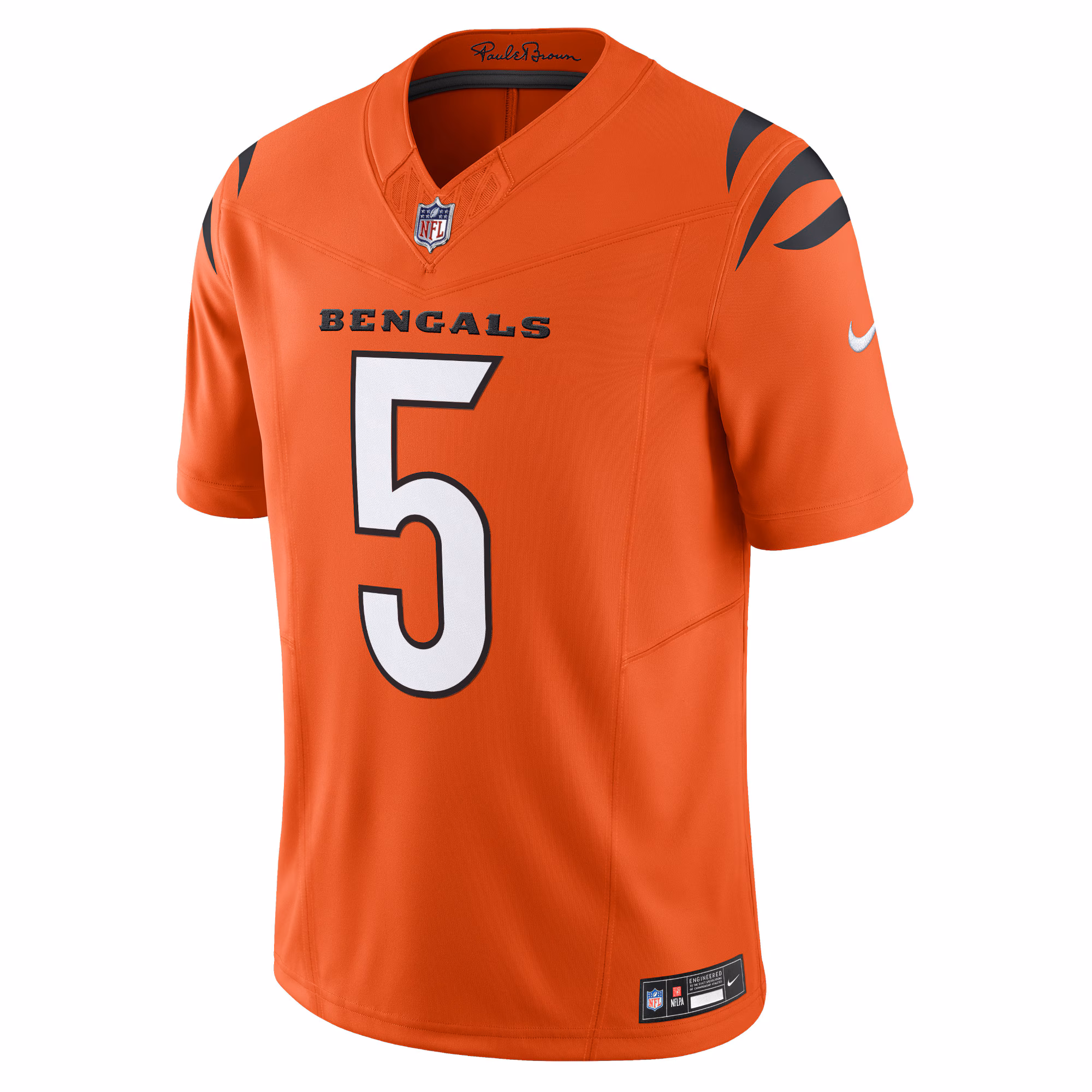 Tee Higgins Cincinnati Bengals Nike Vapor F.U.S.E. Limited Jersey - Orange
