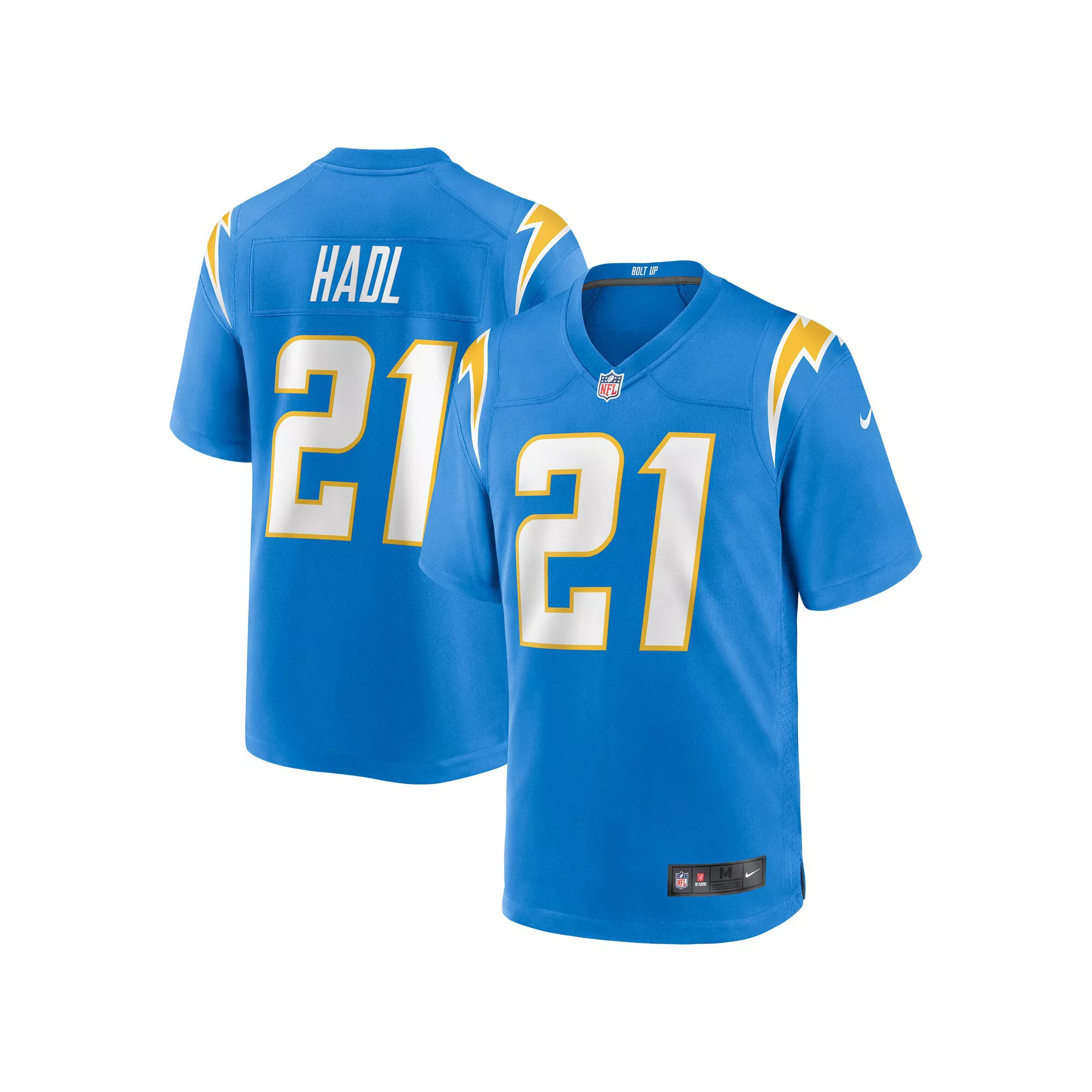 Men's Nike John Hadl Powder Blue Los Angeles Chargers Game Retired Player Jersey