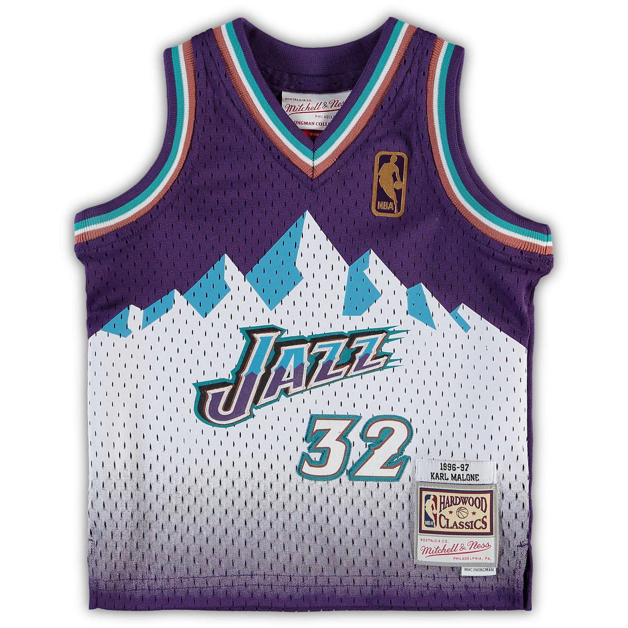 Infant Mitchell & Ness Karl Malone Purple Utah Jazz 1996/97 Retired Player Jersey