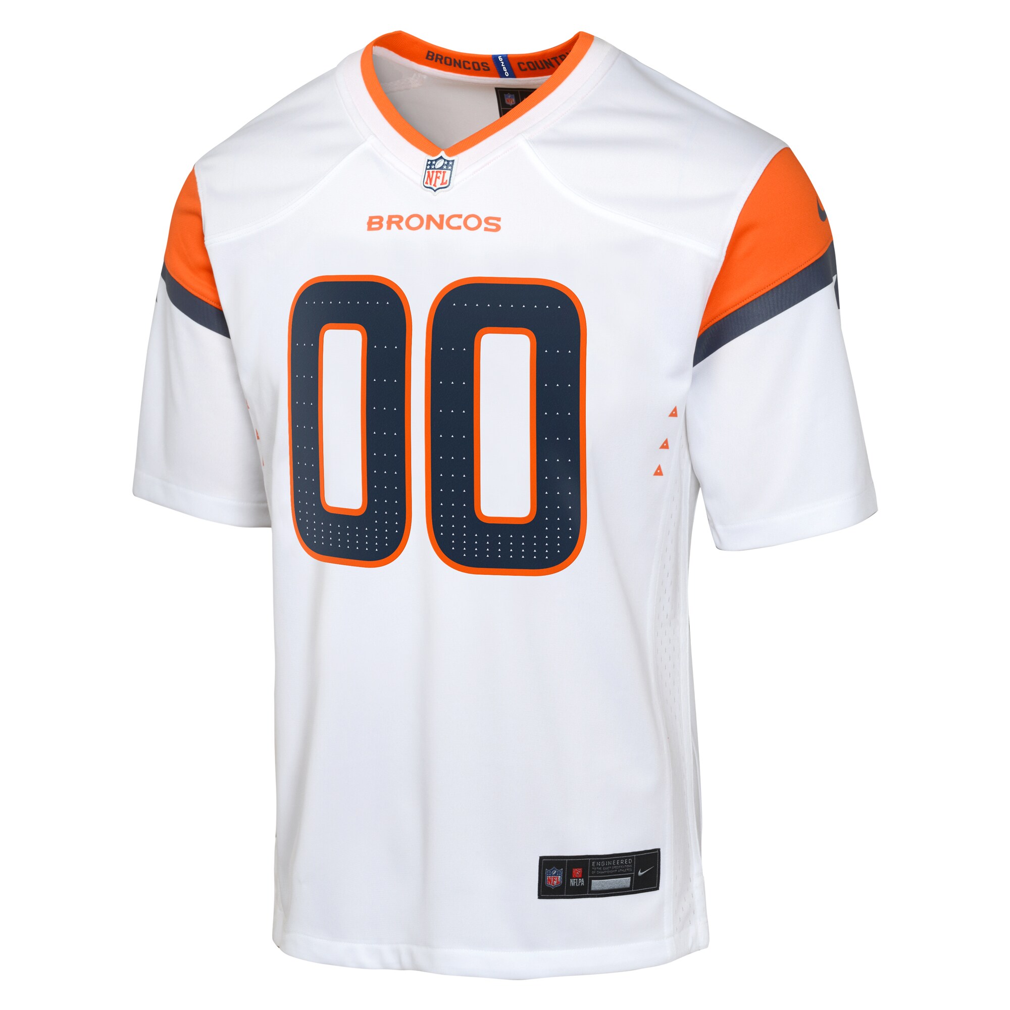 Denver Broncos Nike Youth Mile High Collection Custom Game Jersey - White