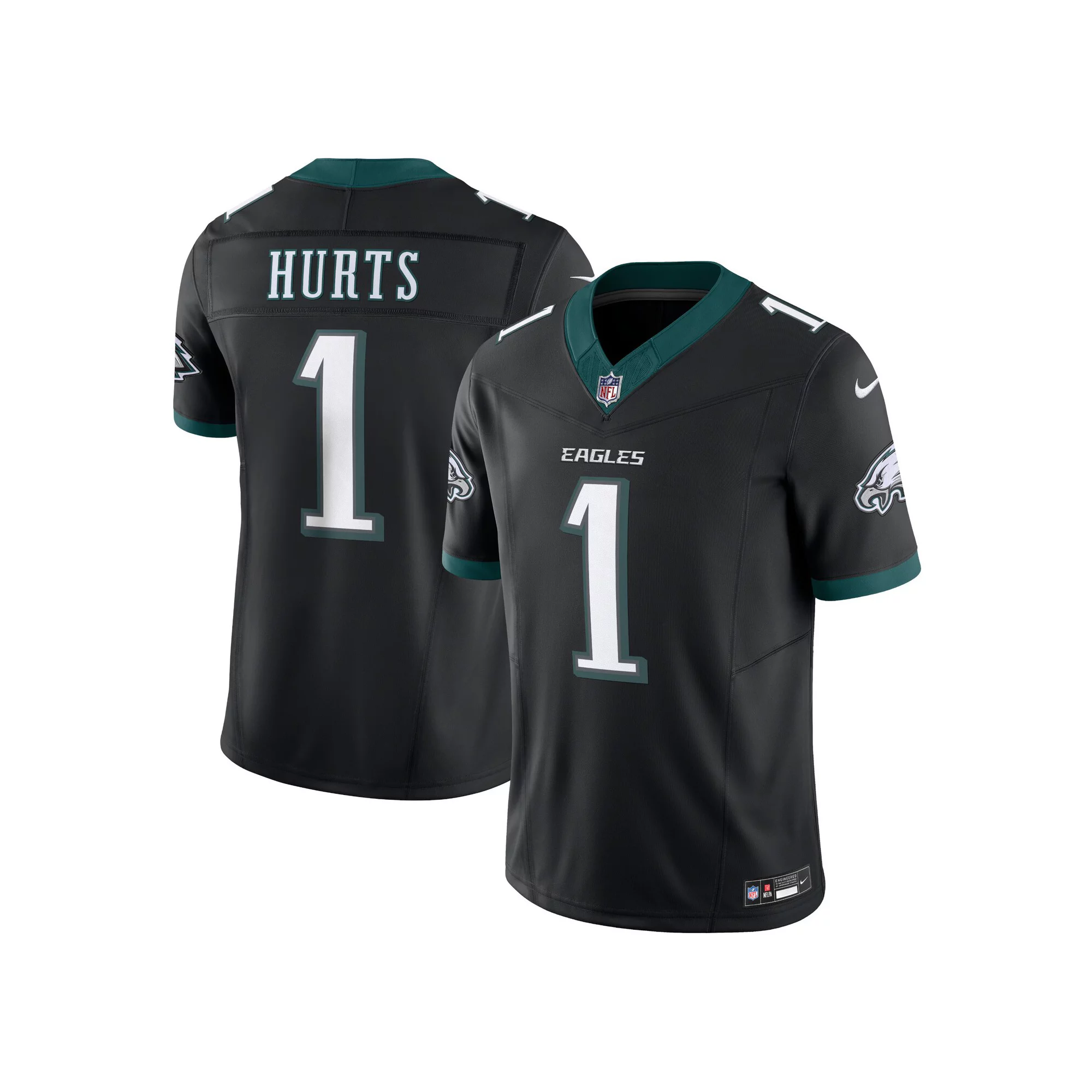 Men's Nike Jalen Hurts Black Philadelphia Eagles Alternate Vapor F.U.S.E. Limited Jersey