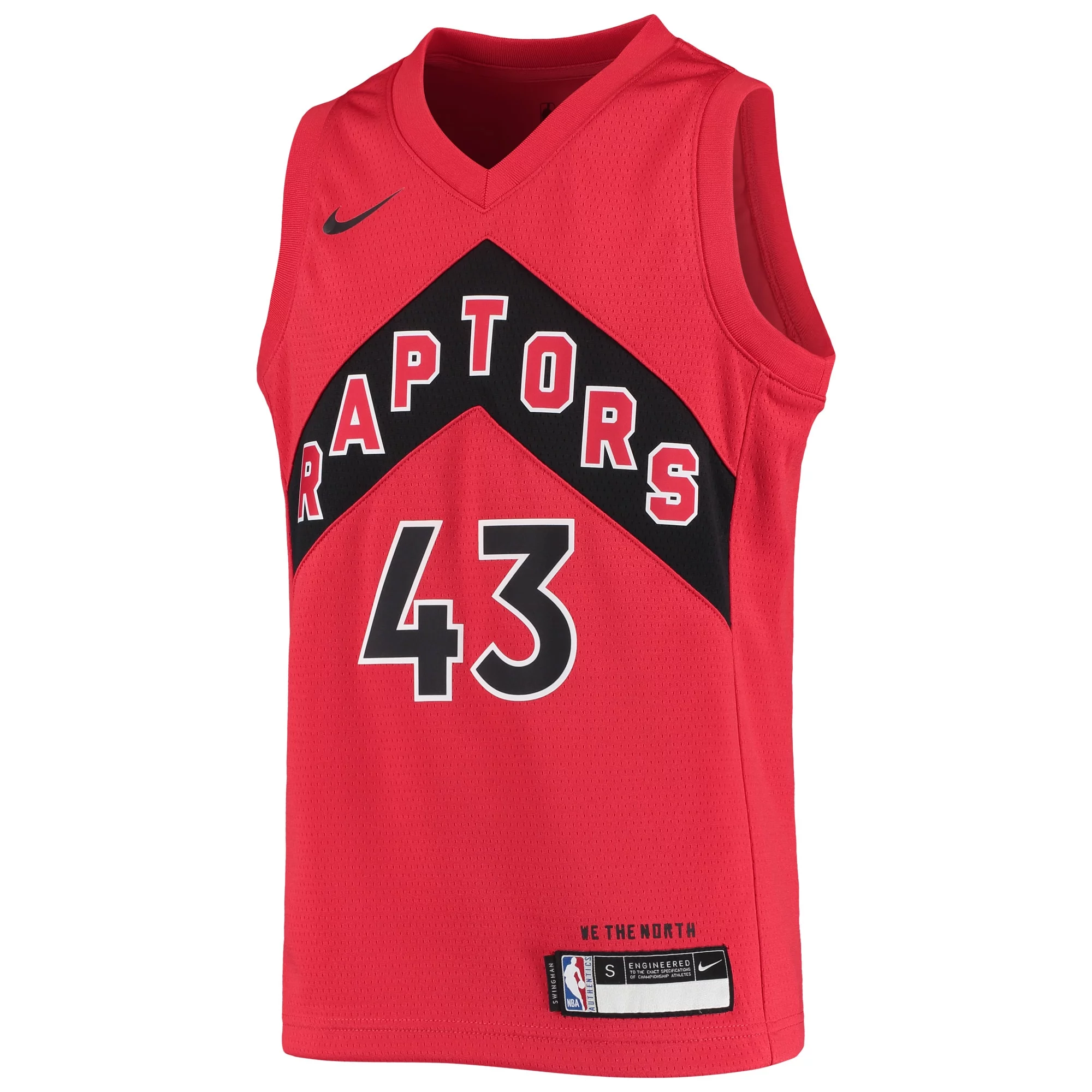 Youth Nike Pascal Siakam Red Toronto Raptors Swingman Jersey - Icon Edition