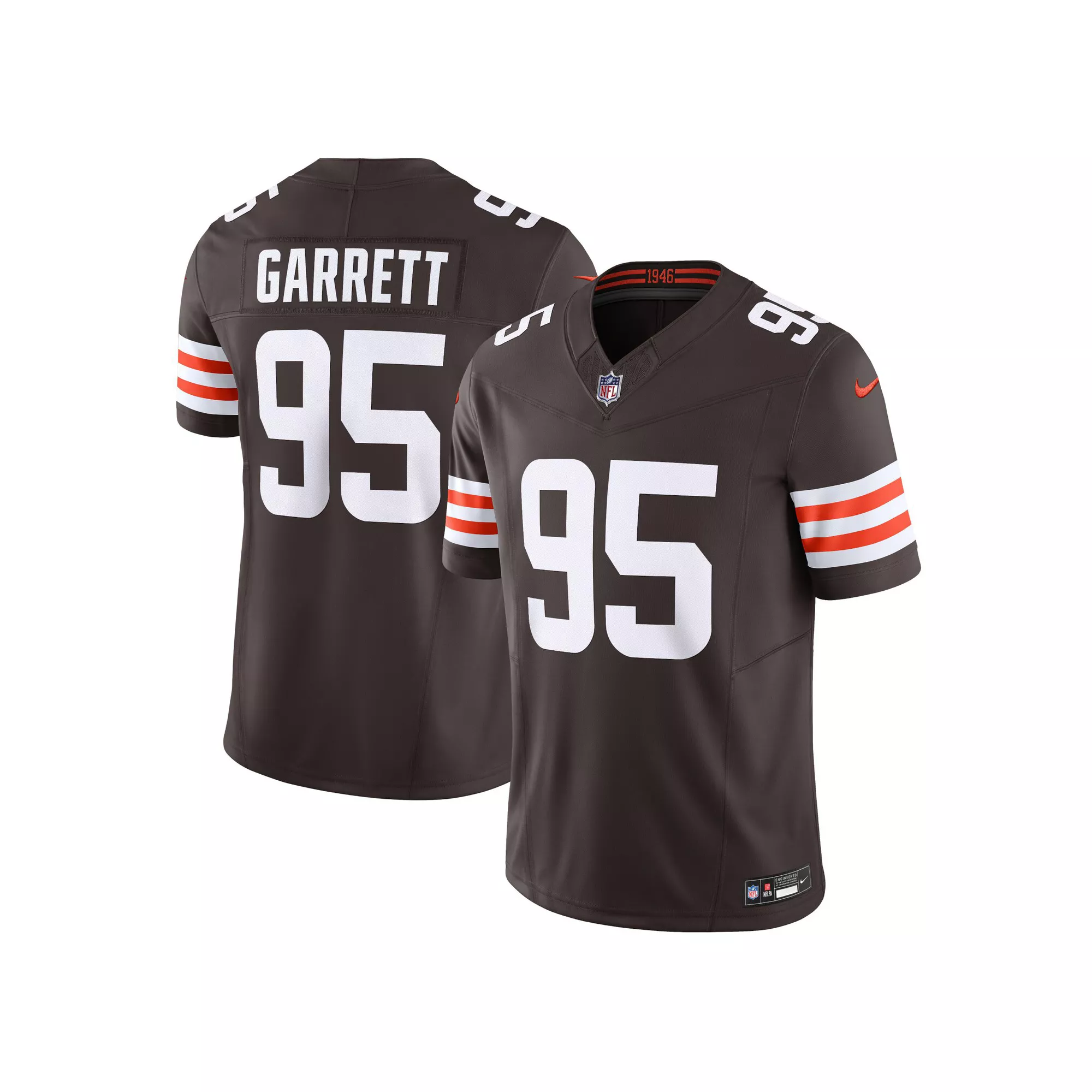 Men's Nike Myles Garrett Brown Cleveland Browns Vapor F.U.S.E. Limited  Jersey