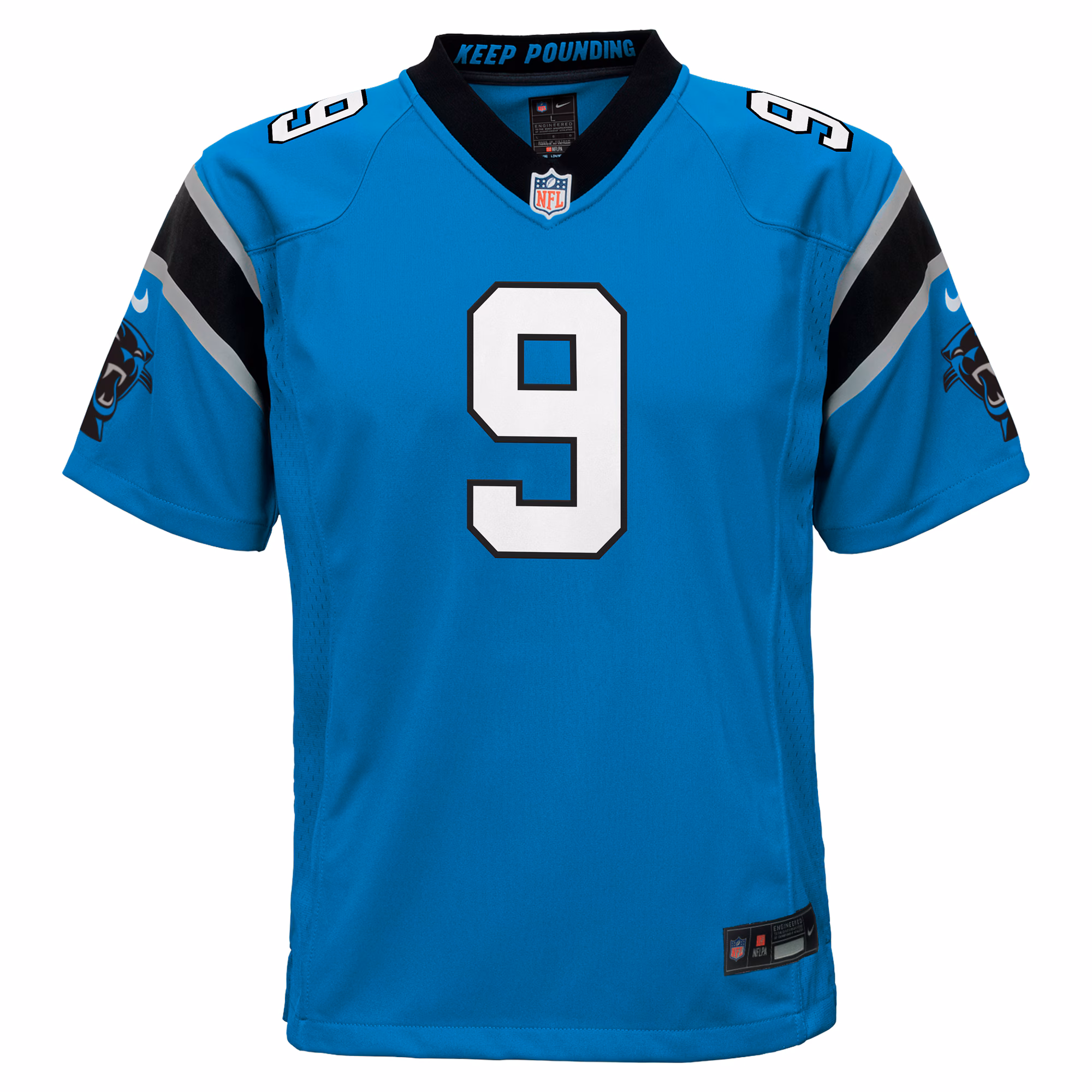 Bryce Young Carolina Panthers Nike Youth Game Jersey - Blue